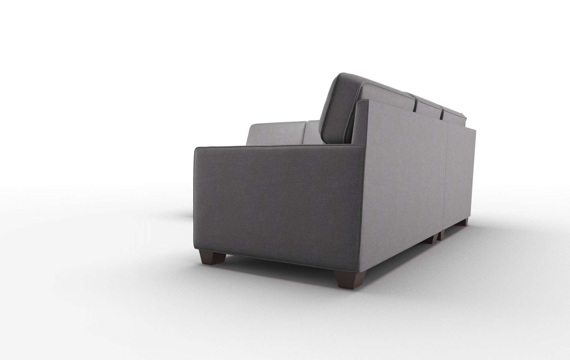 Chicago Venus Onyx Sectional espresso legs 4