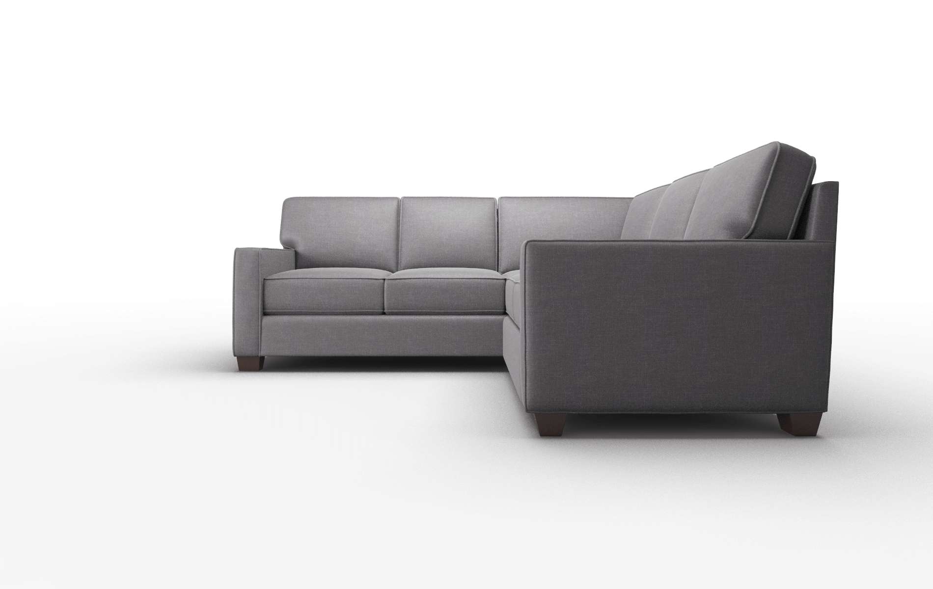 Chicago Venus Onyx Sectional espresso legs 5