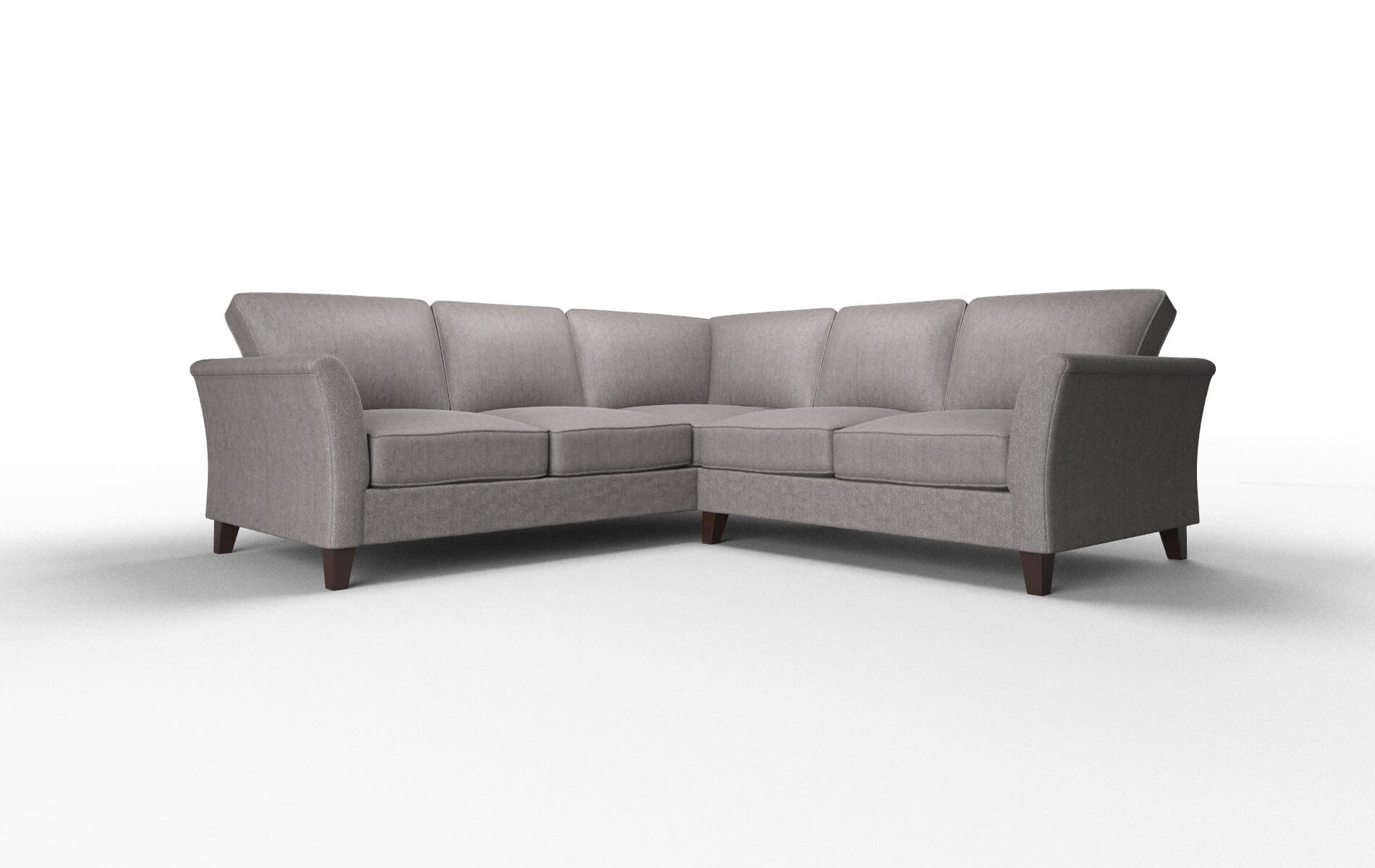 Cologne Atlas_plz Silver Sectional espresso legs 1