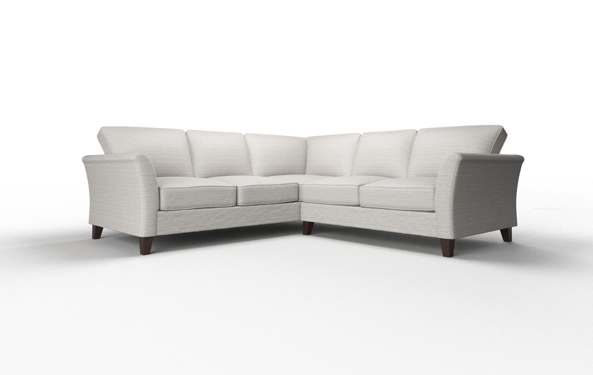 Cologne Avenger Dolphin Sectional espresso legs