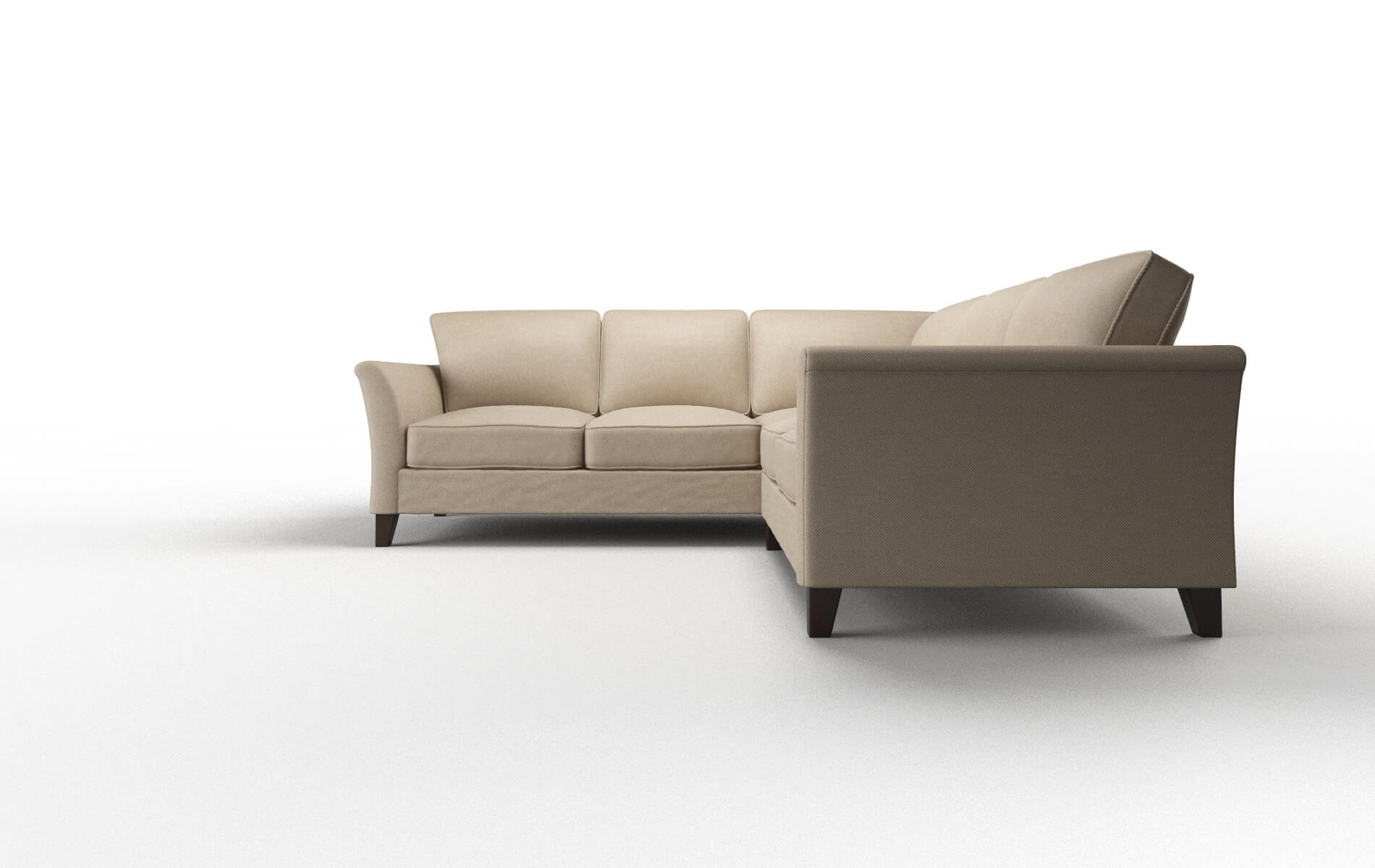 Cologne Avenger Driftwood Sectional espresso legs 5