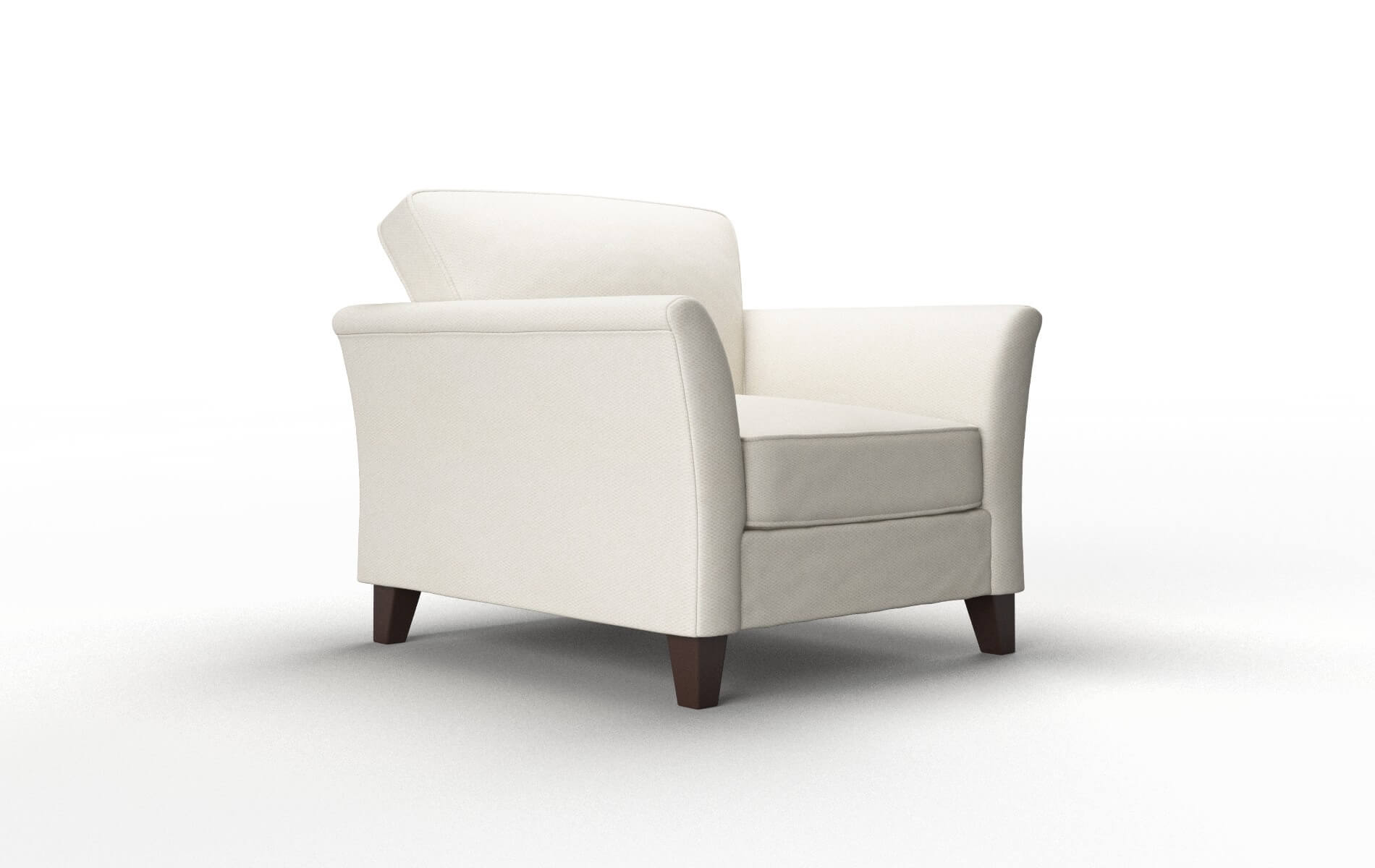 Cologne Bungalow Ivory Chair espresso legs 2