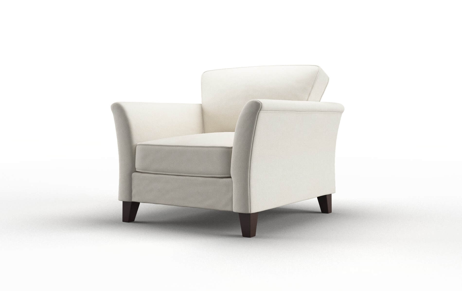 Cologne Bungalow Ivory Chair espresso legs 5
