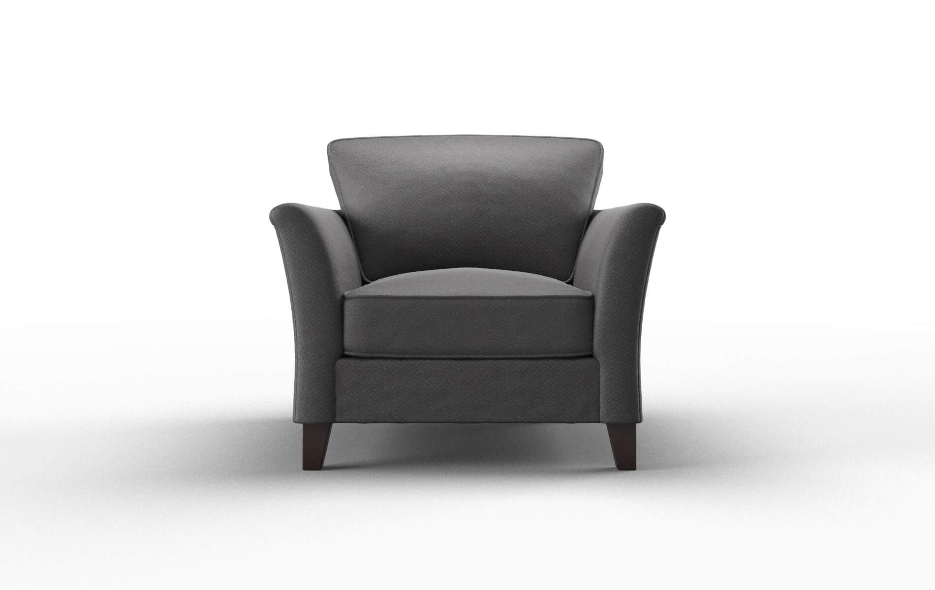 Cologne Catalina Charcoal Chair espresso legs 1