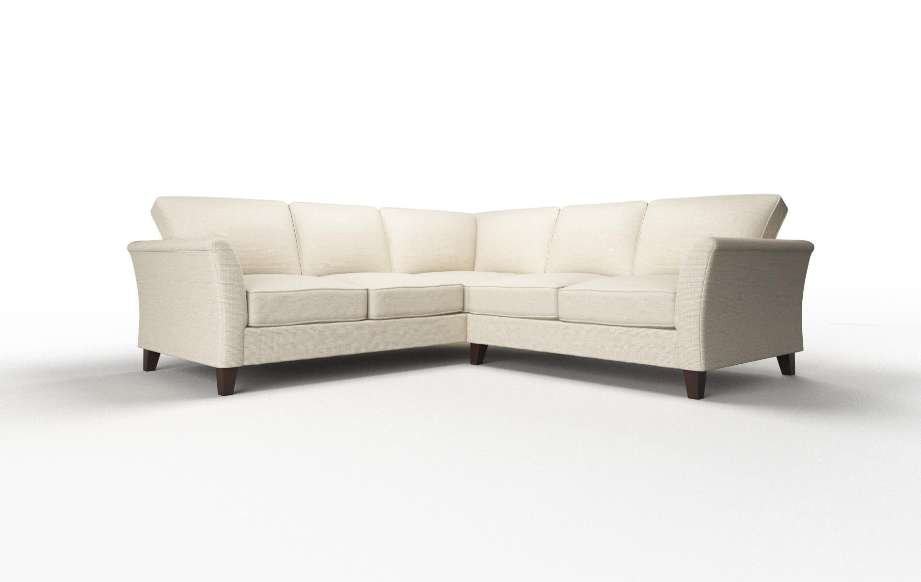 Cologne Chance sand Sectional Espresso Legs  1
