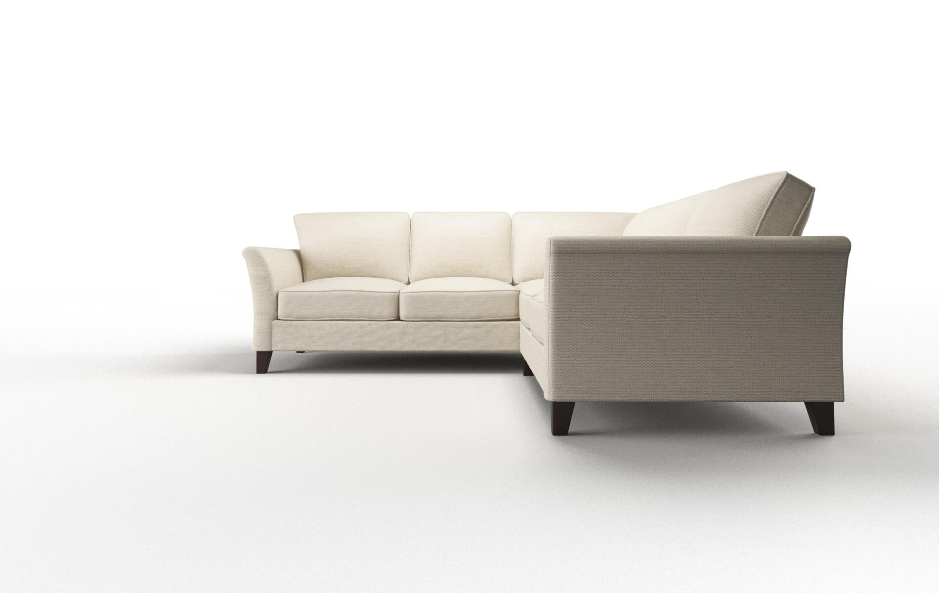 Cologne Chance Sand Sectional espresso legs 5