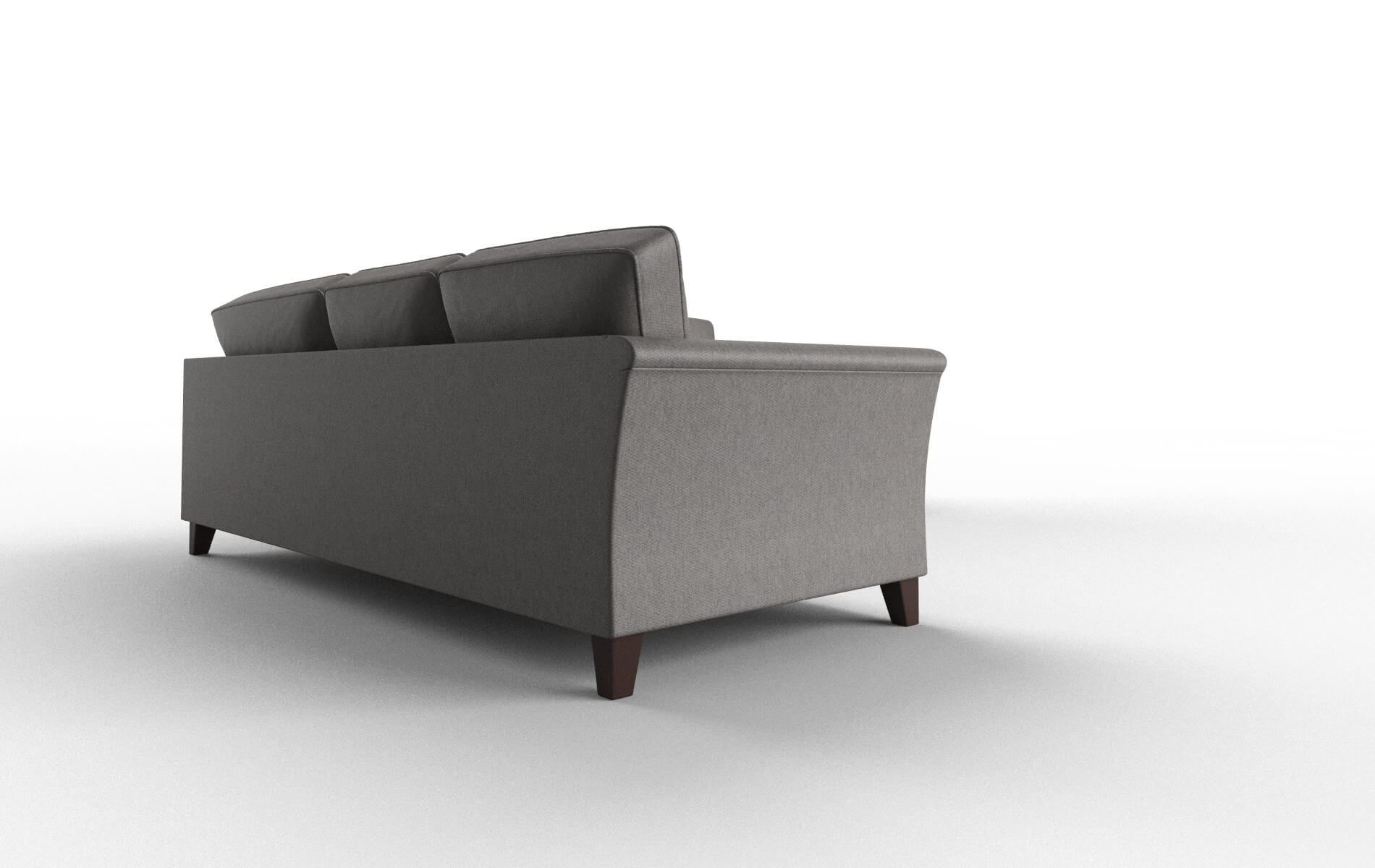 Cologne Cosmo Charcoal Sectional espresso legs 3