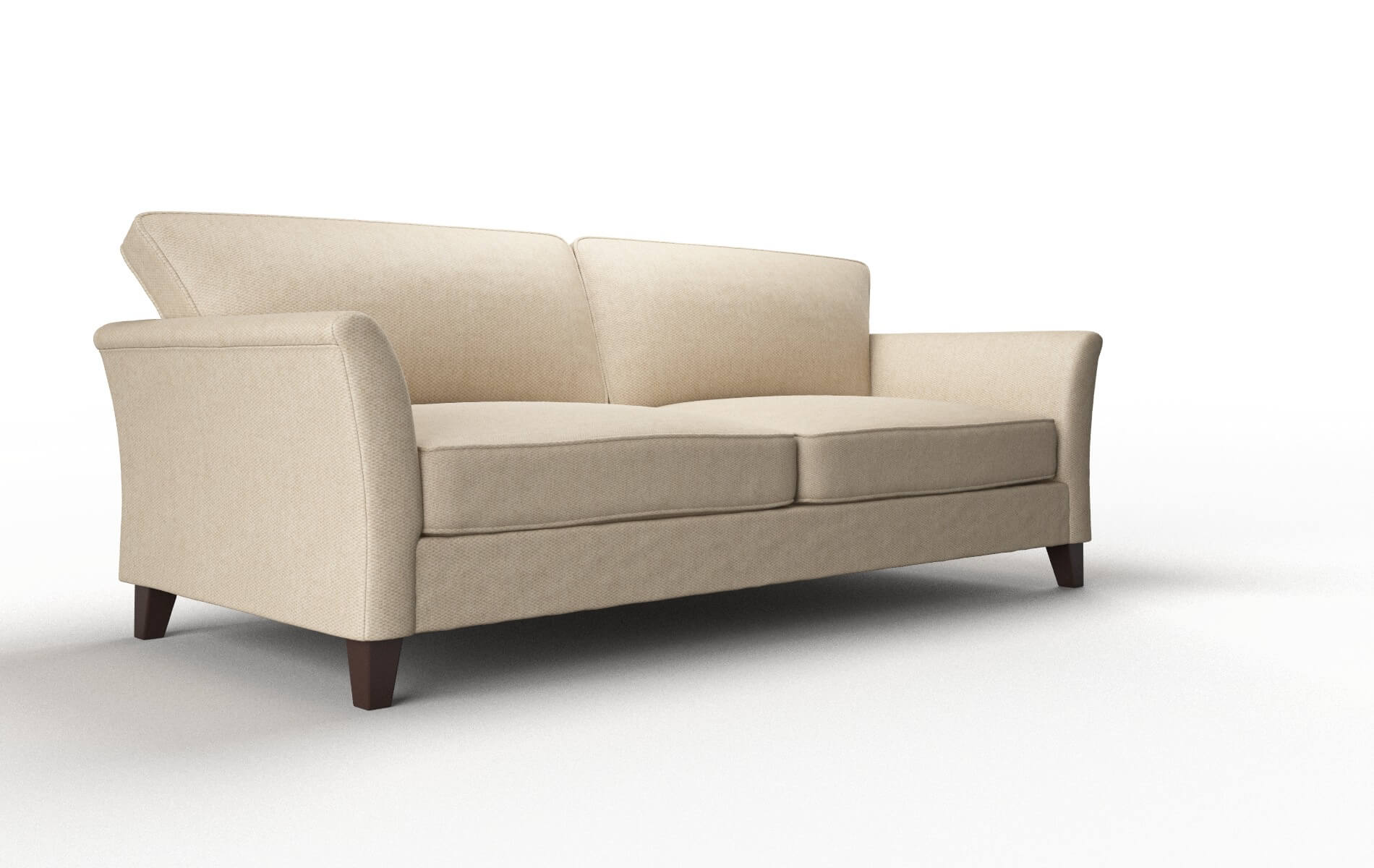 Cologne Cosmo Fawn Sofa espresso legs 2