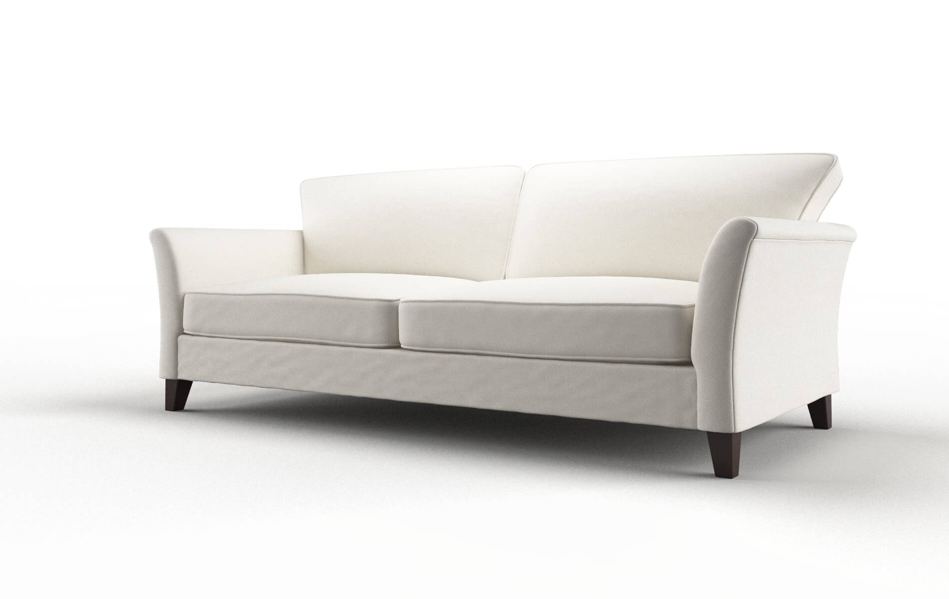 Cologne Cosmo Ivory Sofa espresso legs 4
