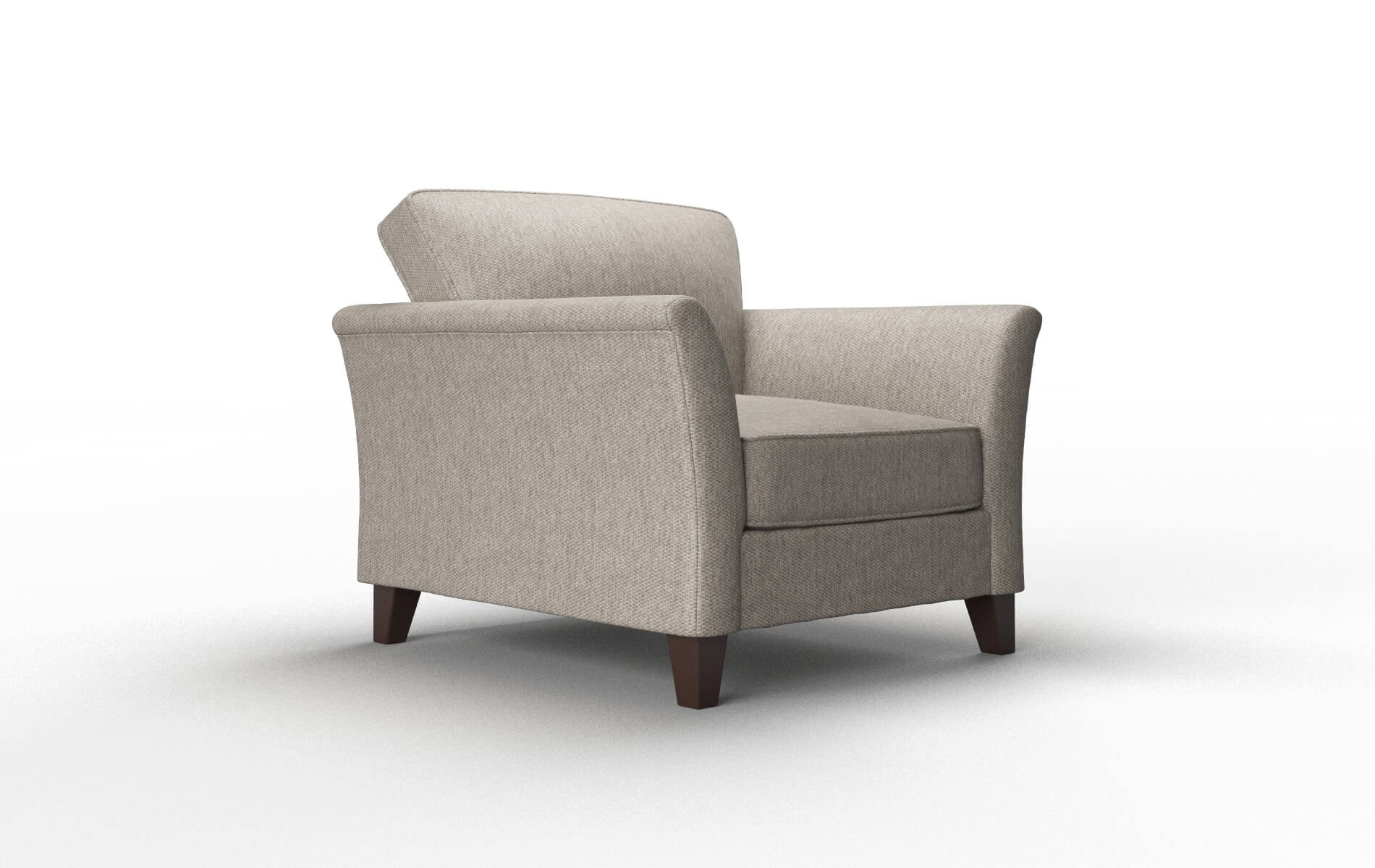 Cologne Cosmo Taupe Chair espresso legs 2
