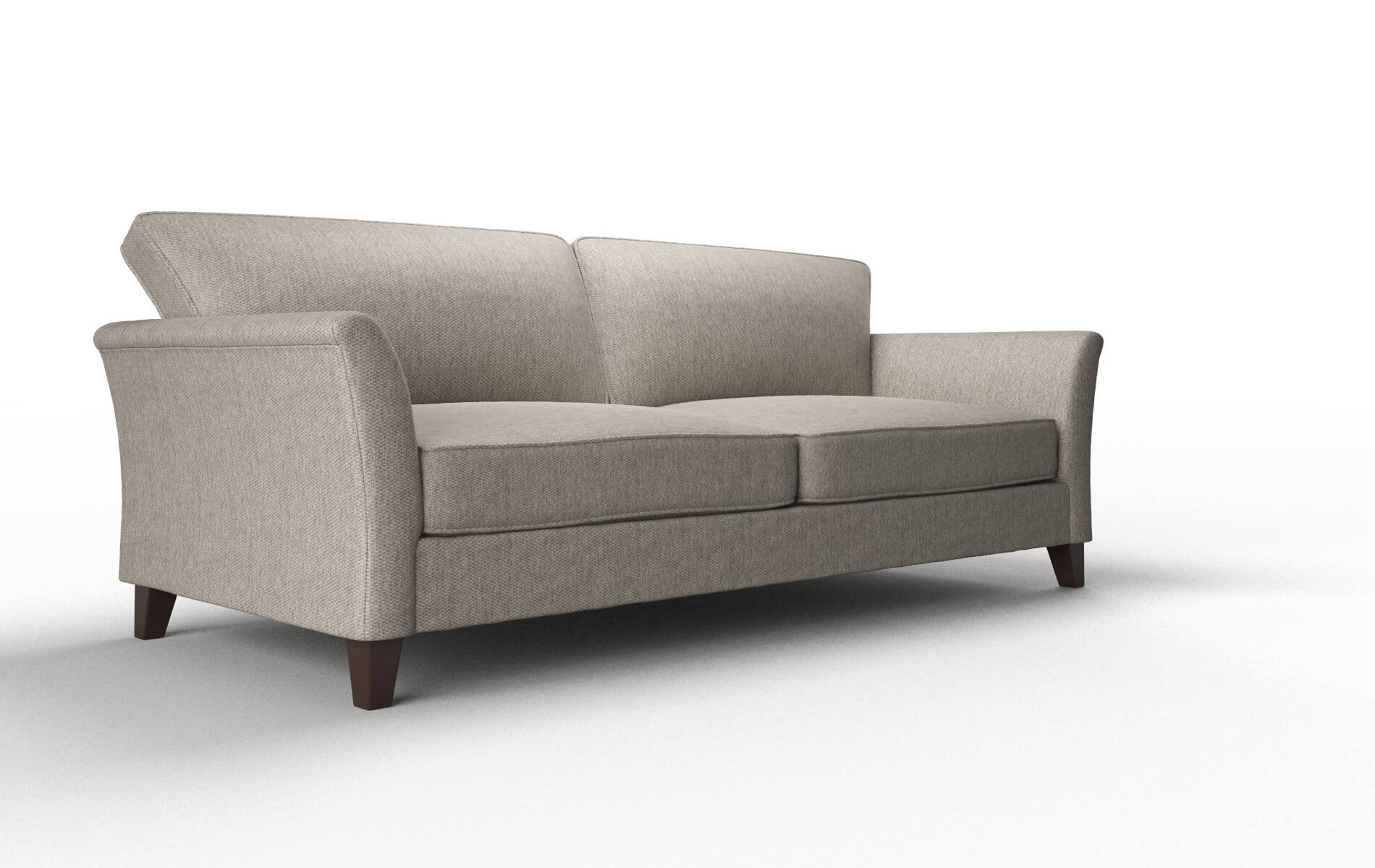 Cologne Cosmo Taupe Sofa espresso legs 2