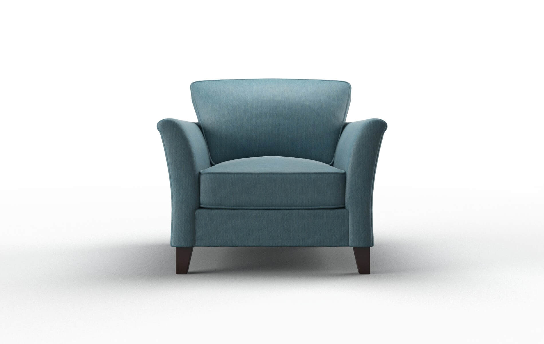Cologne Cosmo Teal Chair espresso legs 1