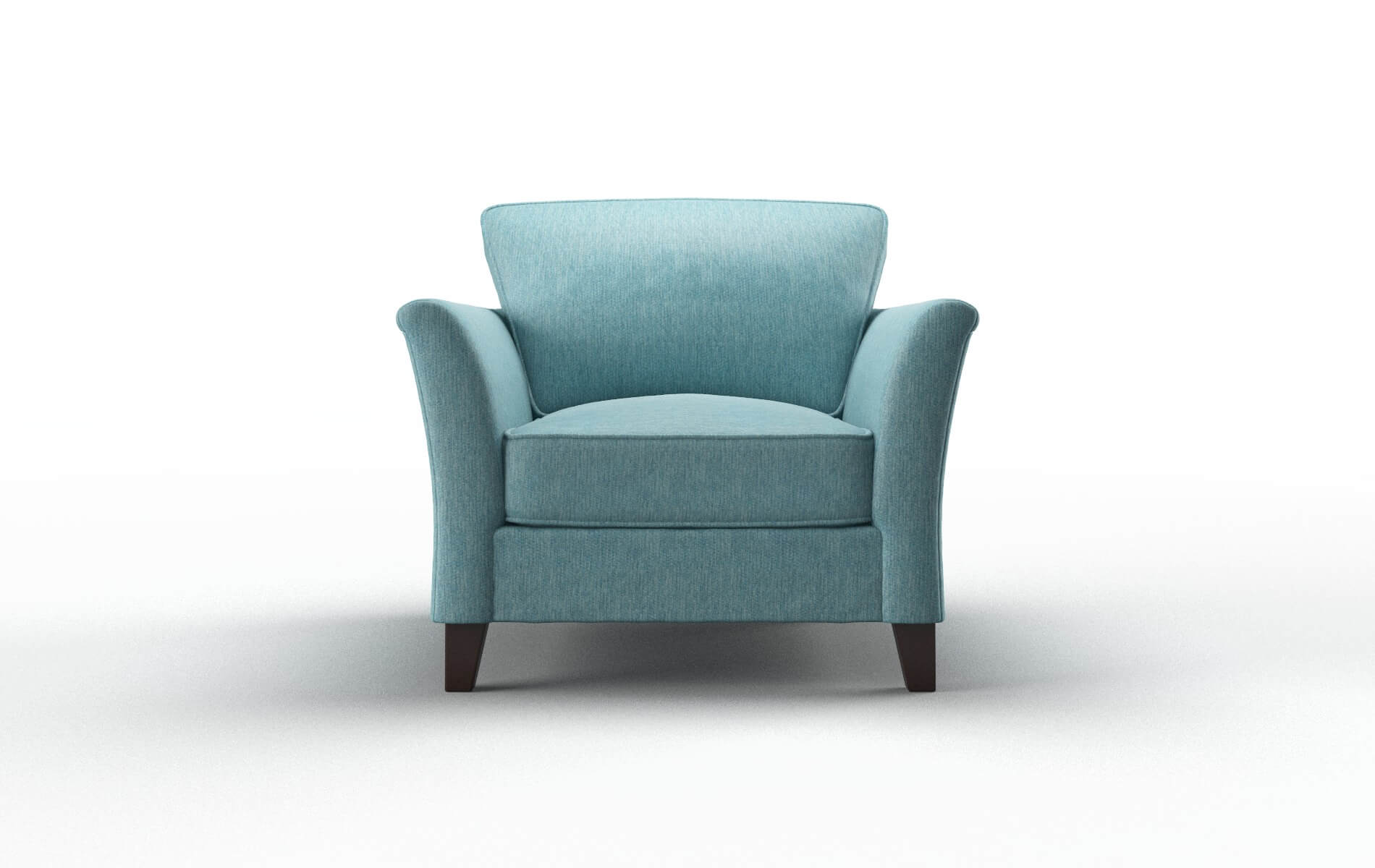 Cologne Cosmo Turquoise Chair espresso legs 1