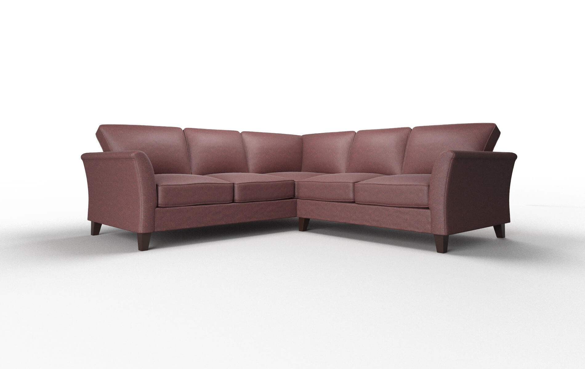 Cologne Derby Berry Sectional espresso legs 1