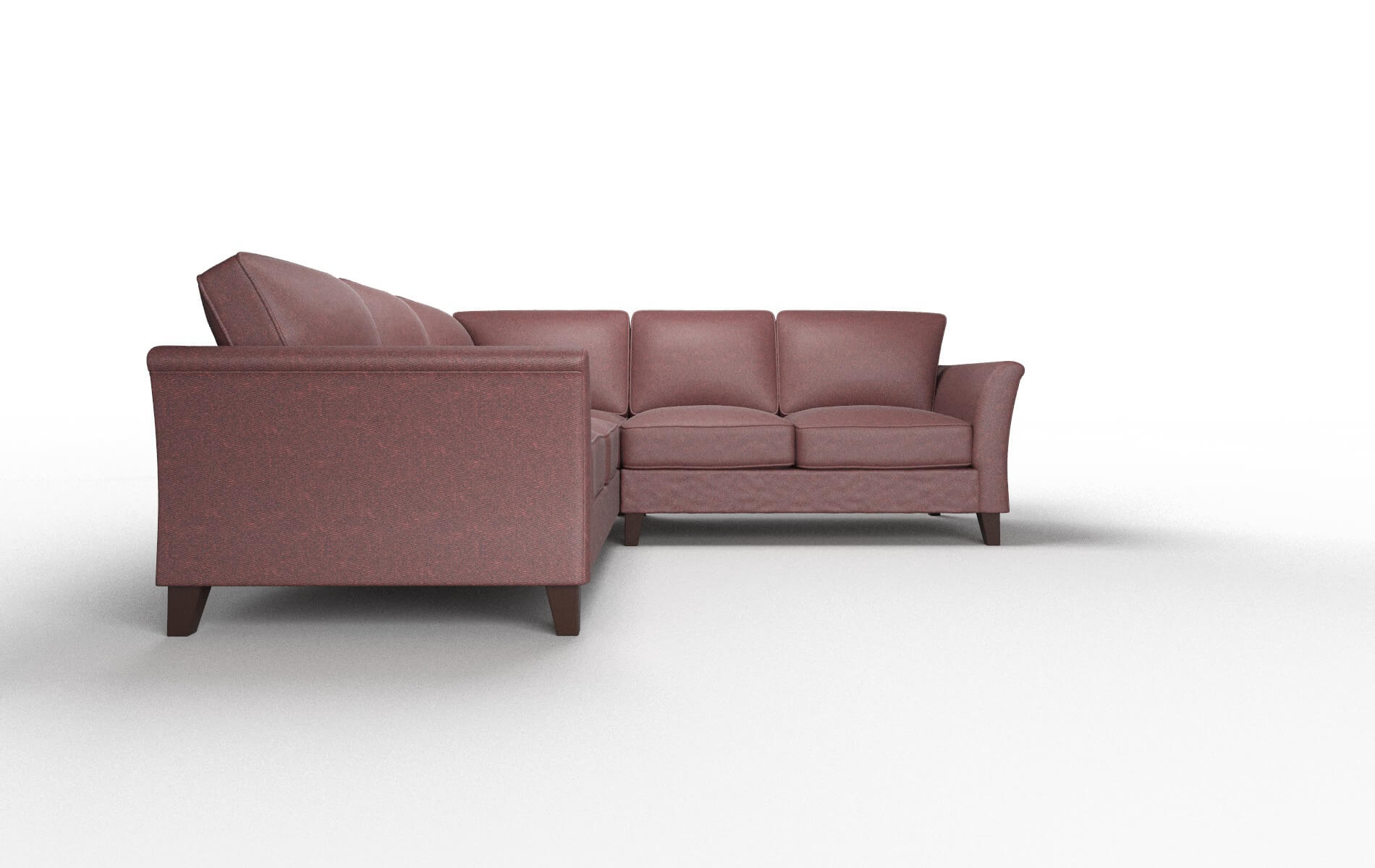 Cologne Derby Berry Sectional espresso legs 2