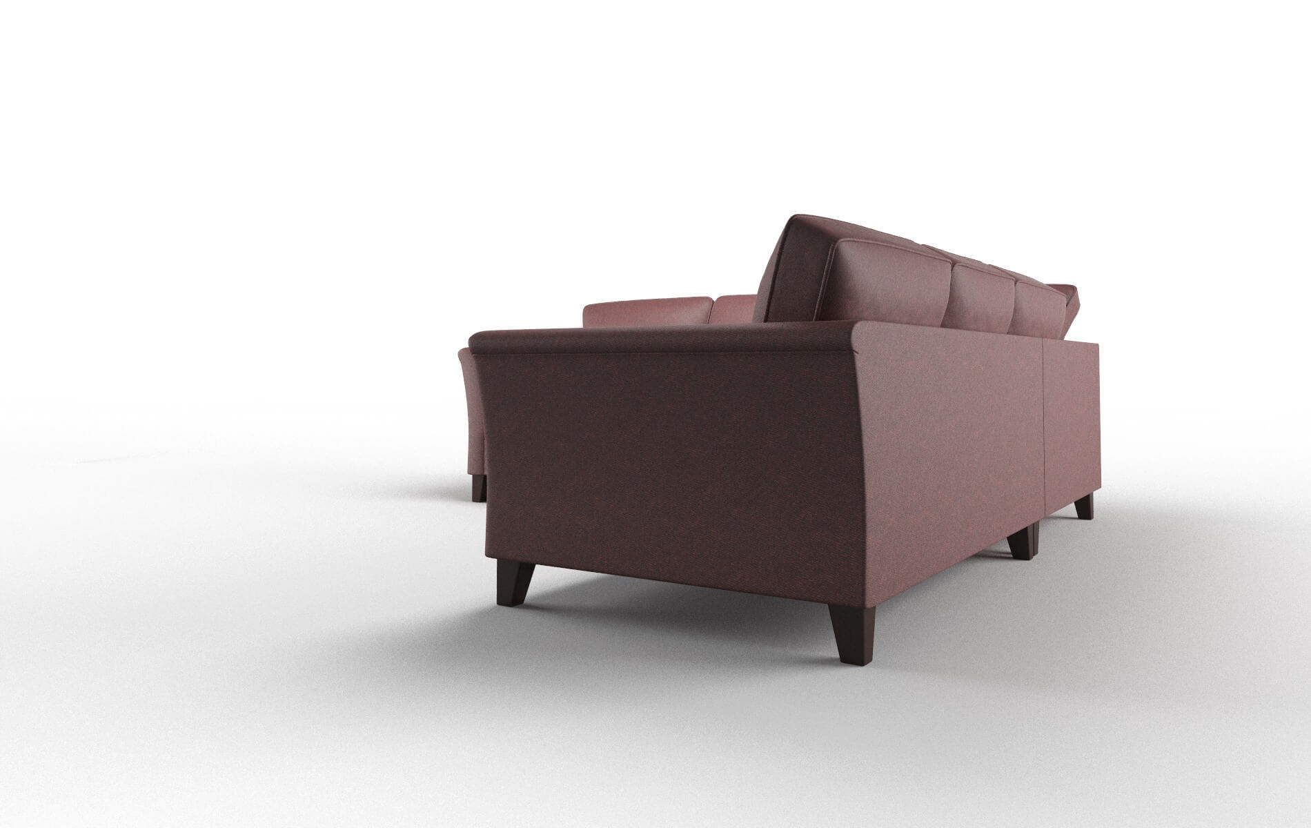 Cologne Derby Berry Sectional espresso legs 4