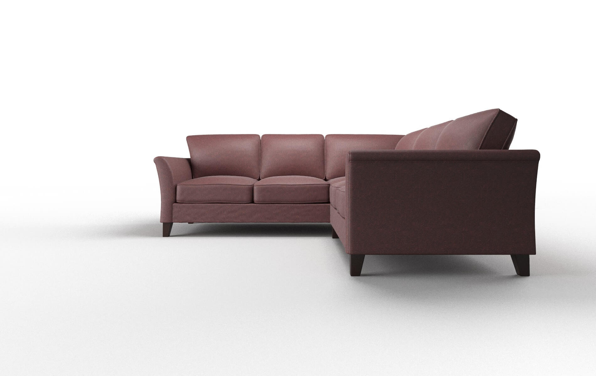 Cologne Derby Berry Sectional espresso legs 5