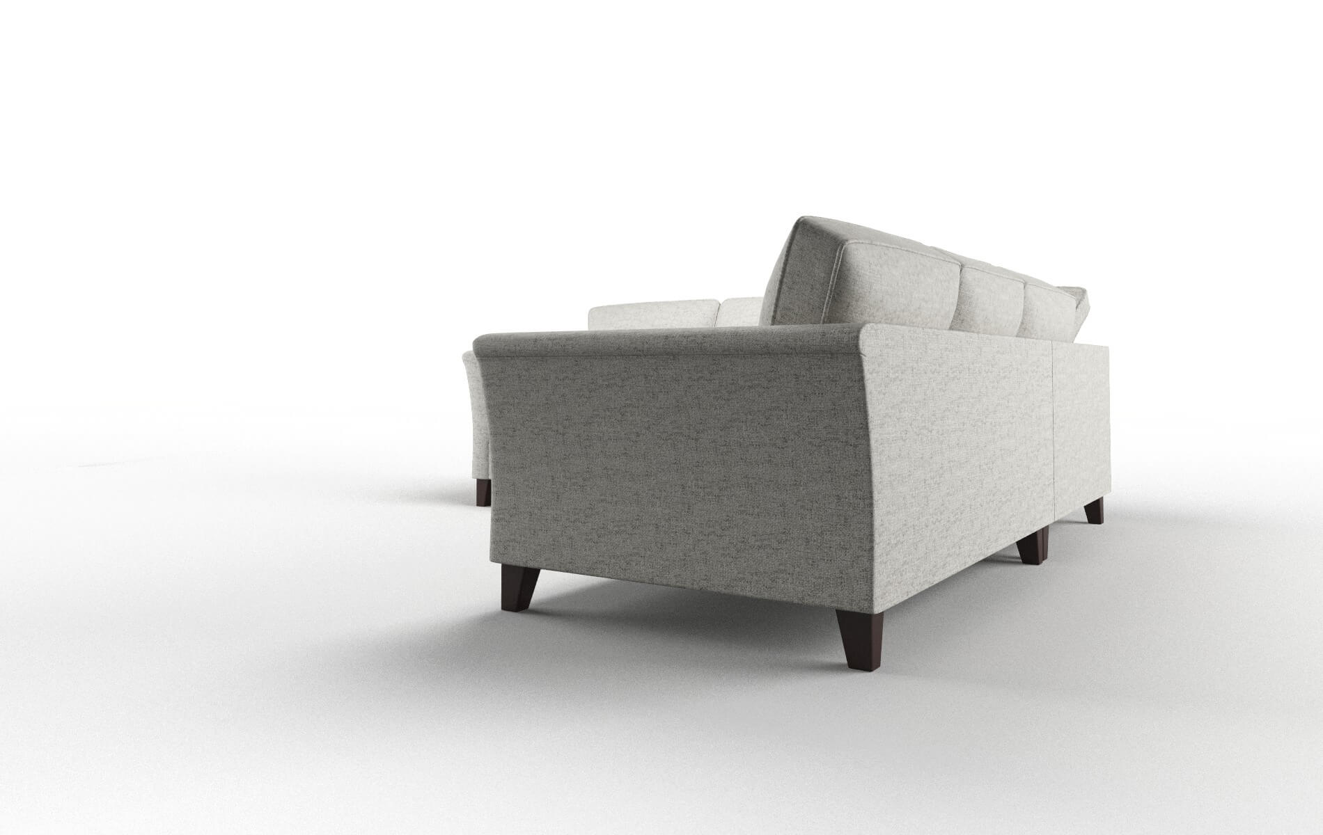 Cologne Derby Silver Sectional espresso legs 4