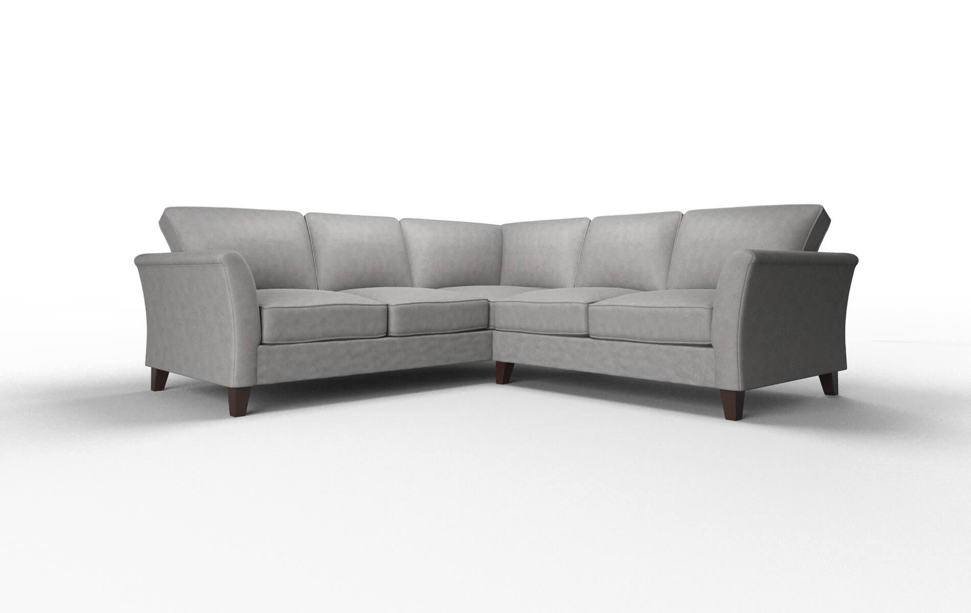 Cologne Dream_d Charcoal Sectional espresso legs 1