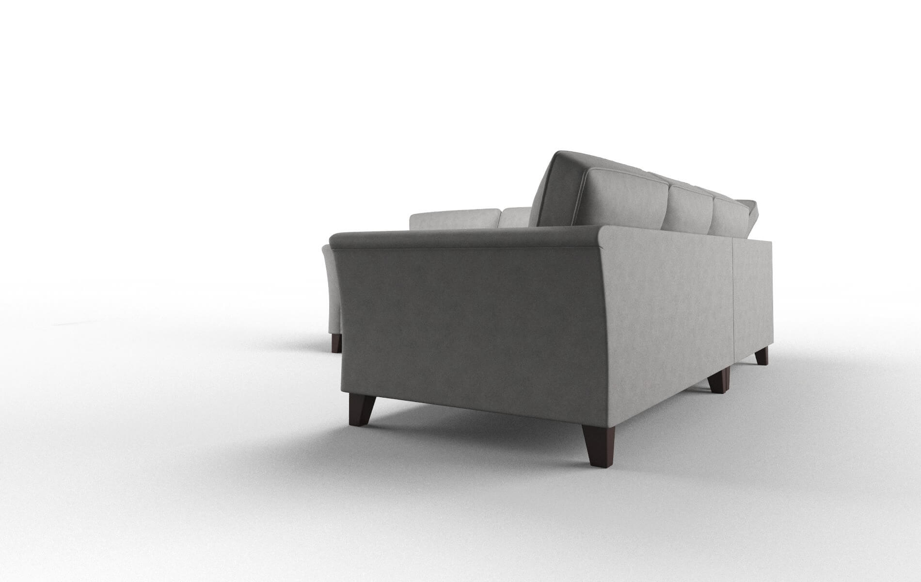 Cologne Dream_d Charcoal Sectional espresso legs 4