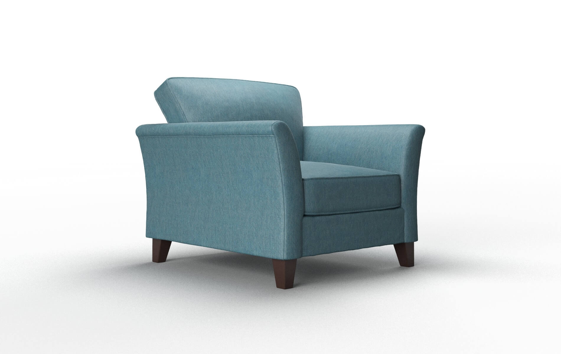 Cologne Hepburn Teal Chair espresso legs 2