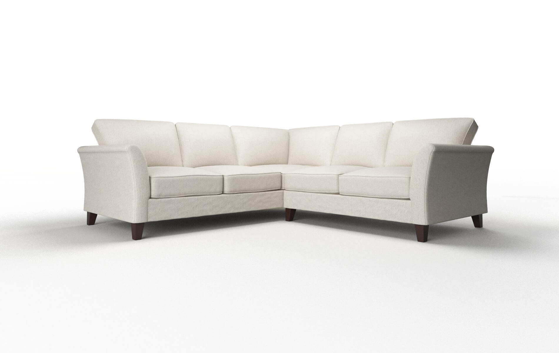 Cologne Insight Dove Sectional espresso legs 1