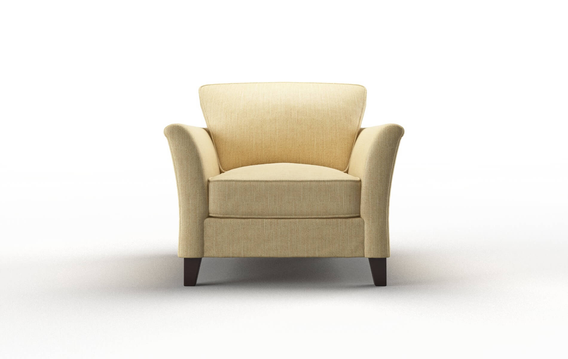 Cologne Malibu maize Chair Espresso Legs  1