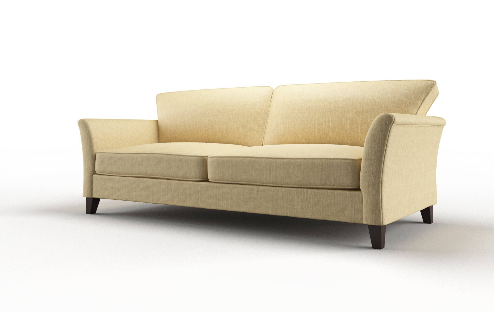Cologne Malibu Maize Sofa espresso legs 4