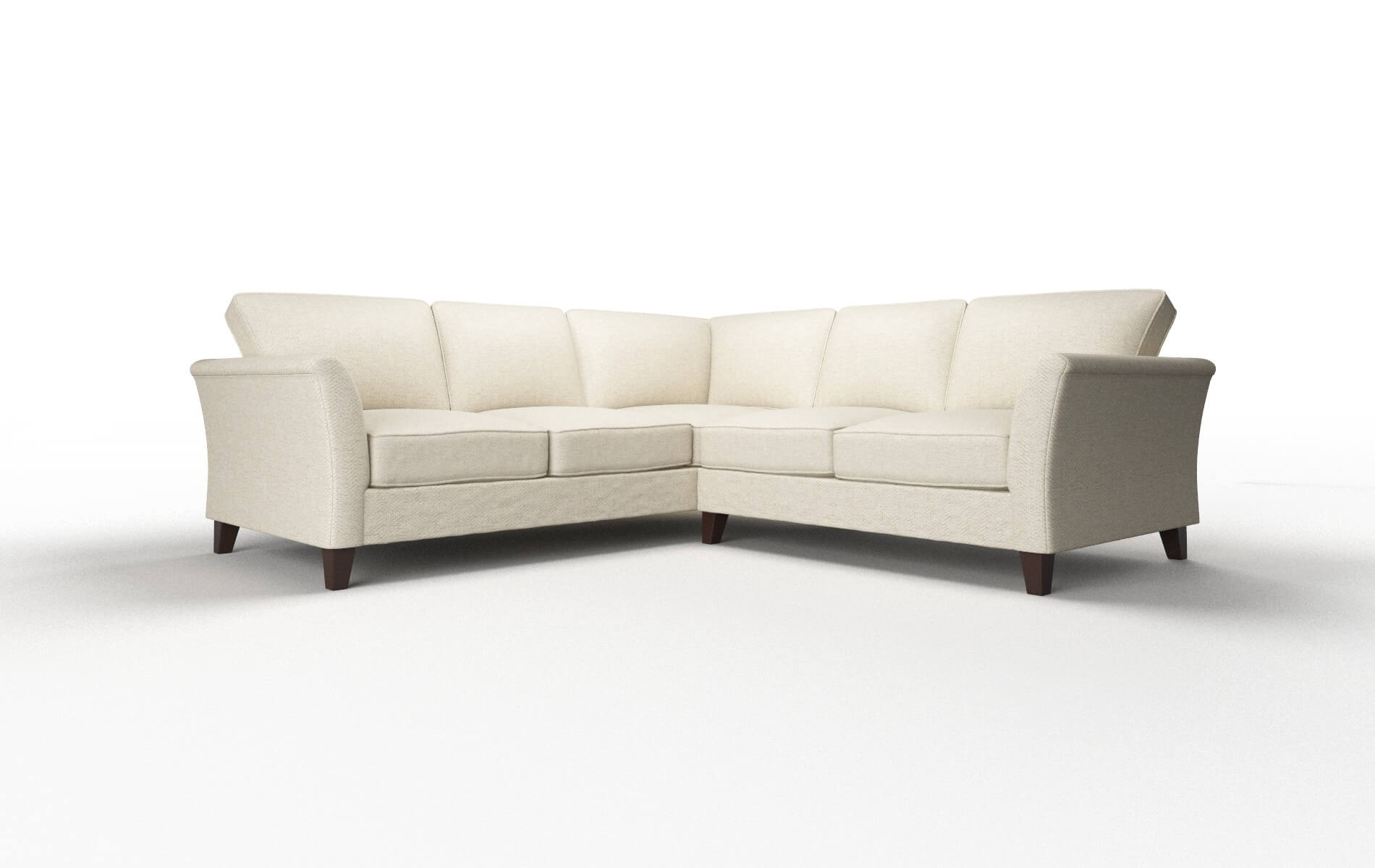 Cologne Malibu Sand Sectional espresso legs 1