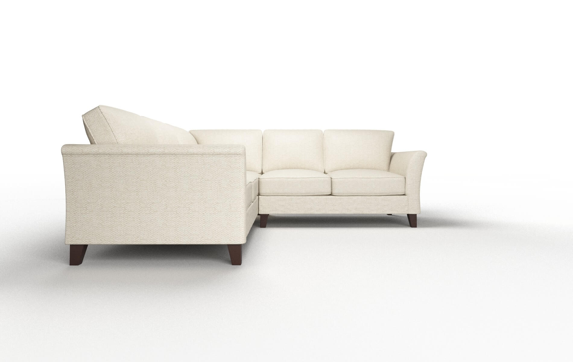 Cologne Malibu Sand Sectional espresso legs 2
