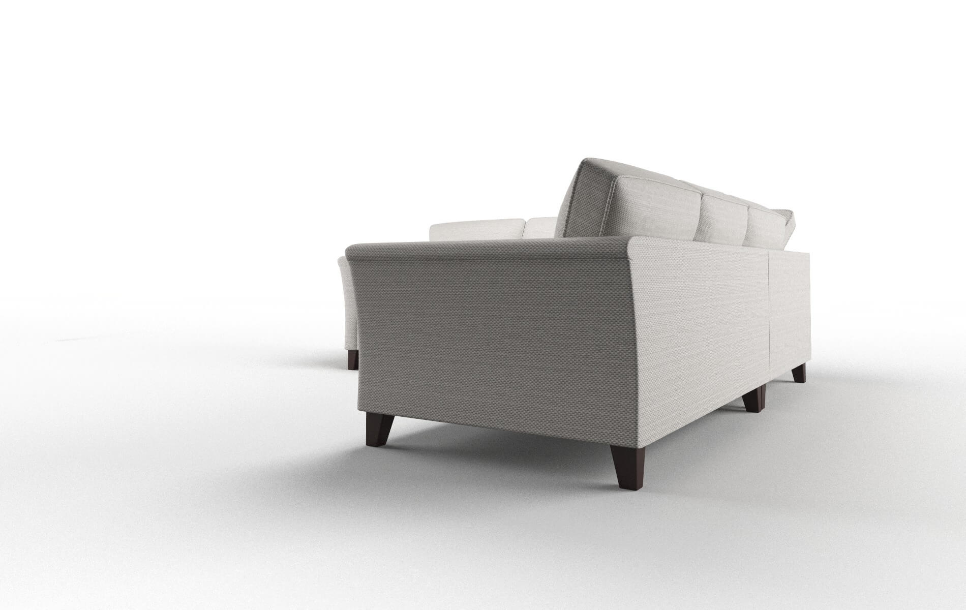 Cologne Naples Ash Sectional espresso legs 4