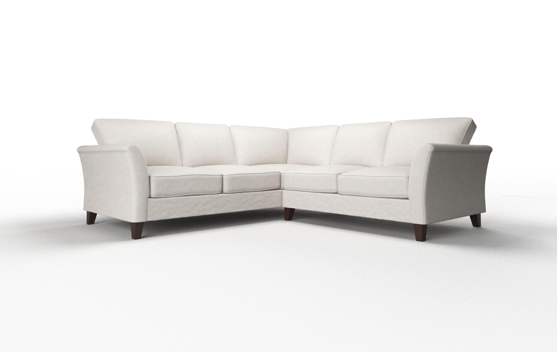 Cologne Noble Grey Sectional espresso legs 1