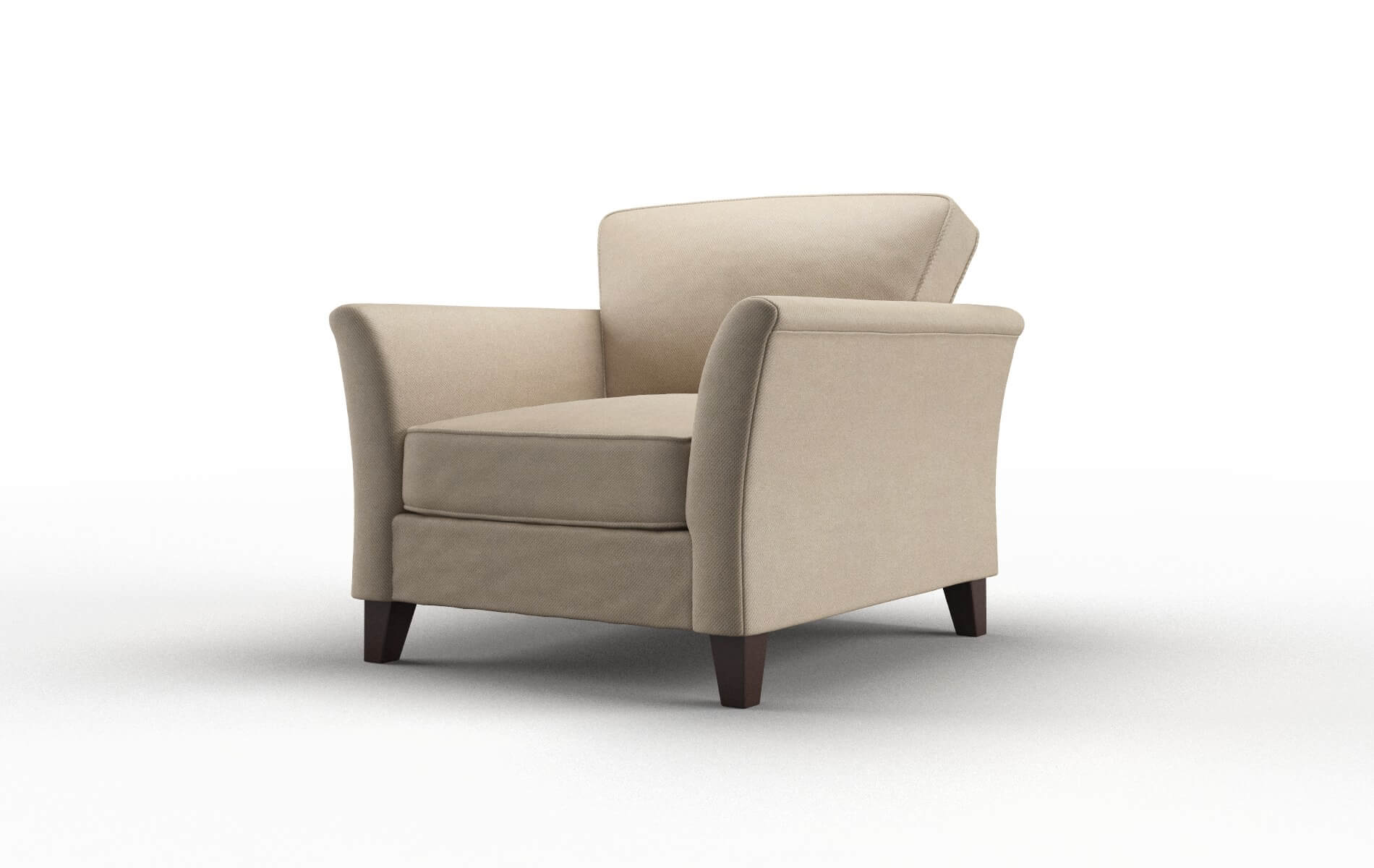Cologne Oakley Taupe Chair espresso legs 5