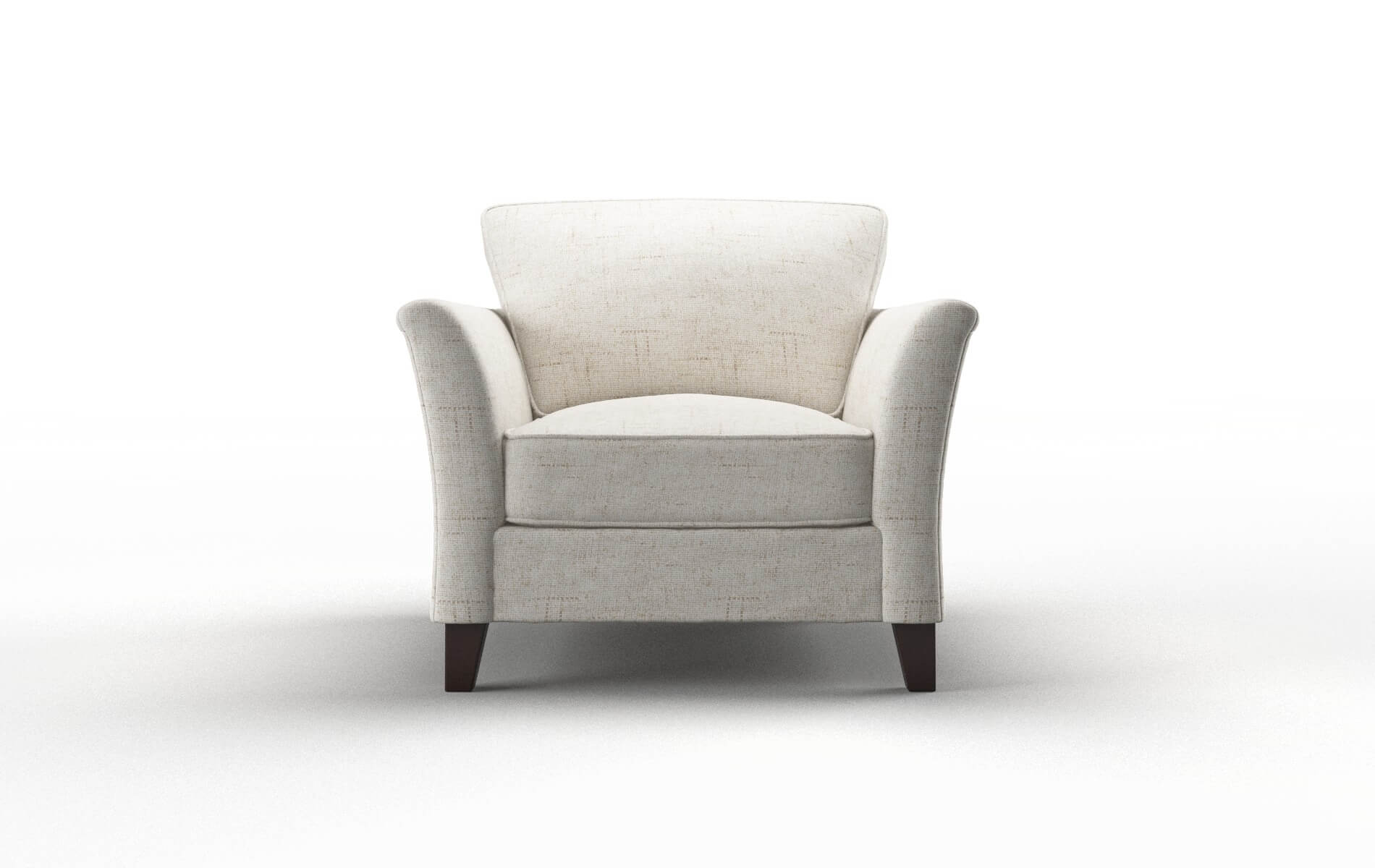 Cologne Oceanside Natural chair espresso legs