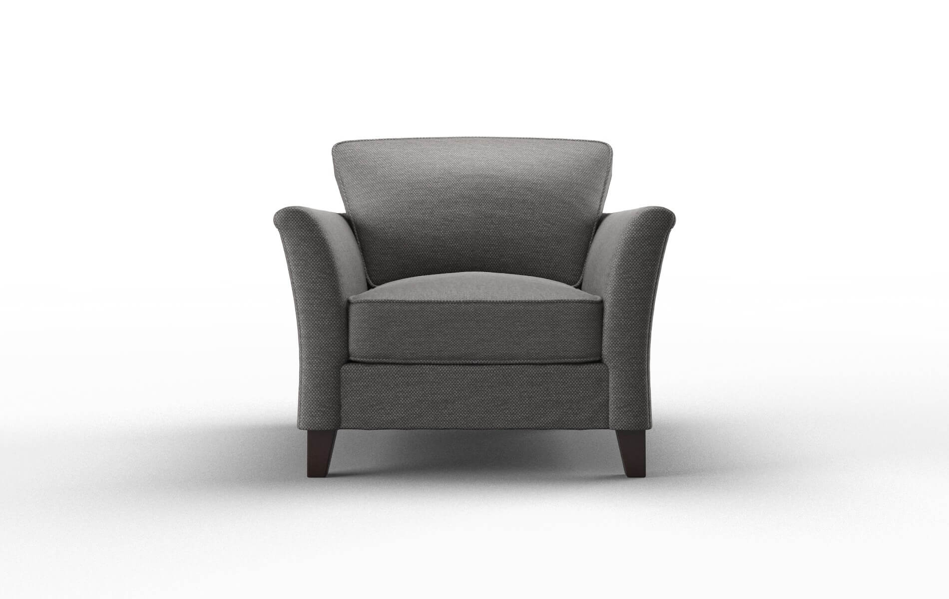 Cologne Oscar Charcoal Chair espresso legs 1