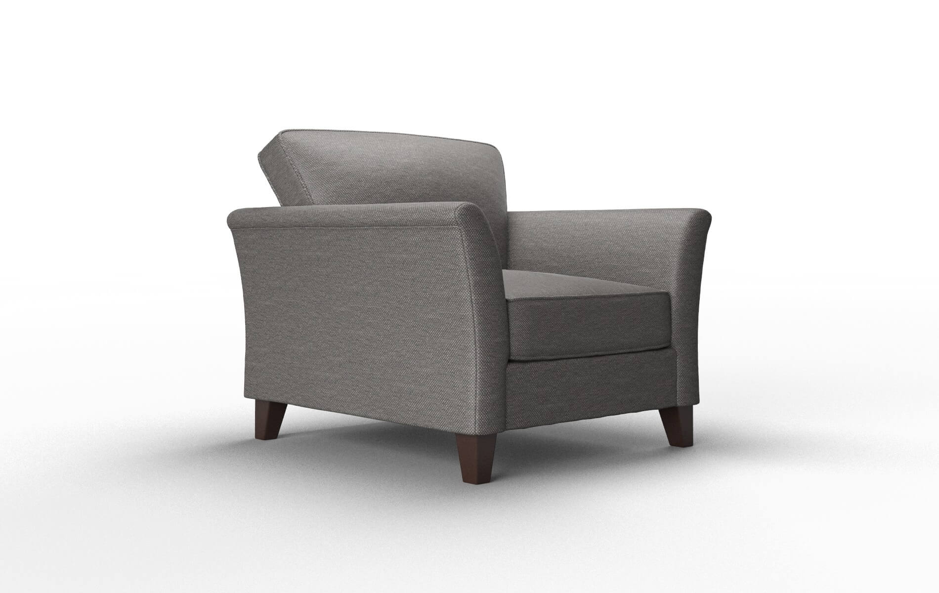 Cologne Oscar Grey Chair espresso legs 2