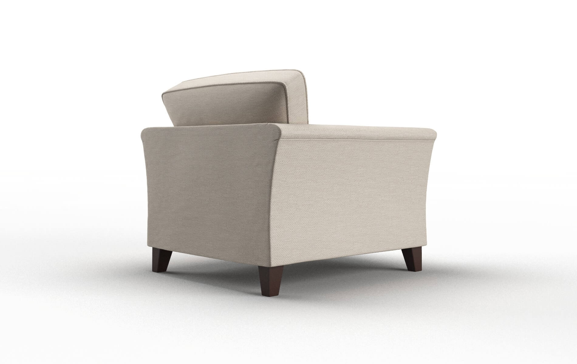 Cologne Oscar Linen Chair espresso legs 4