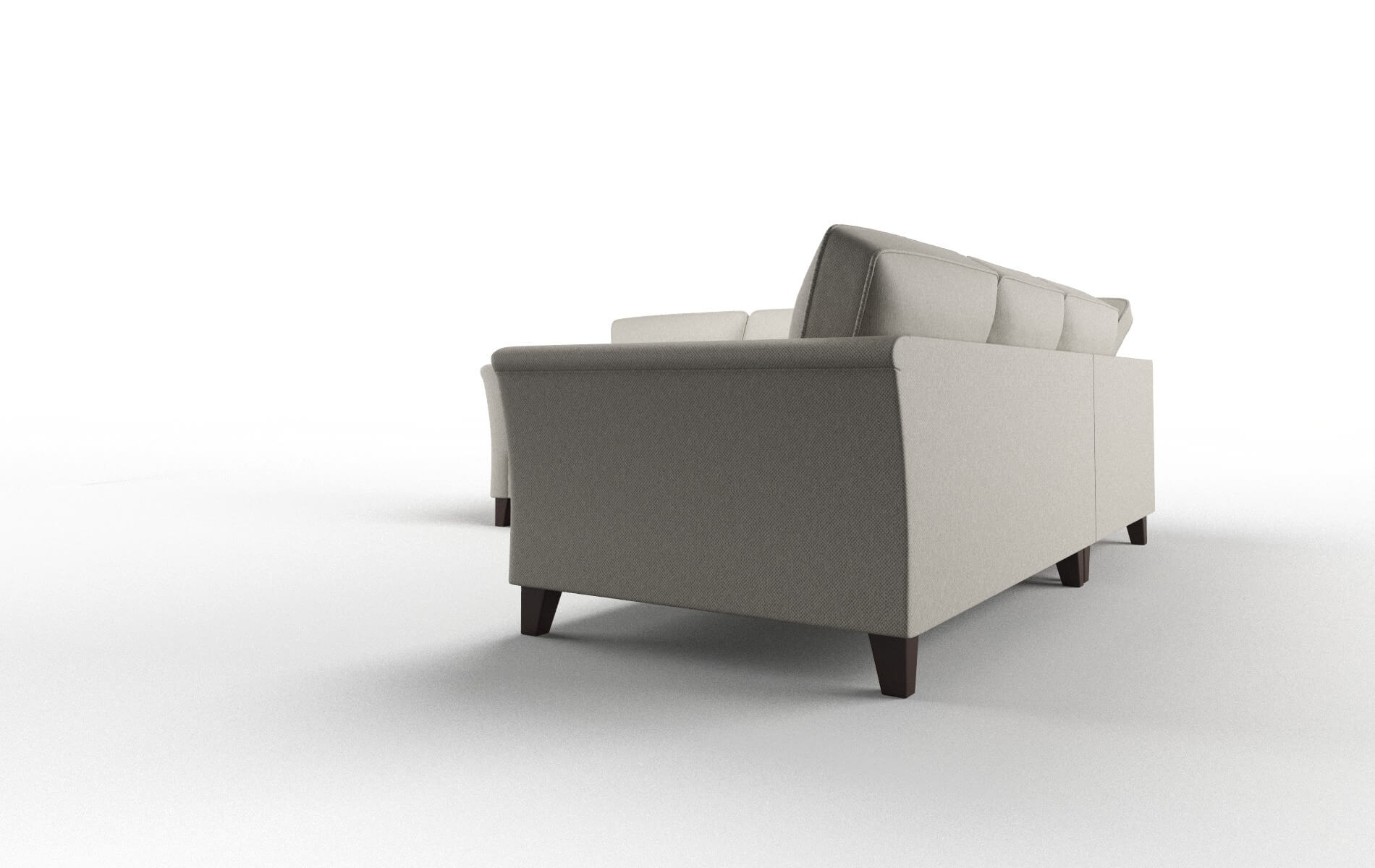 Cologne Oscar Silver Sectional espresso legs 4