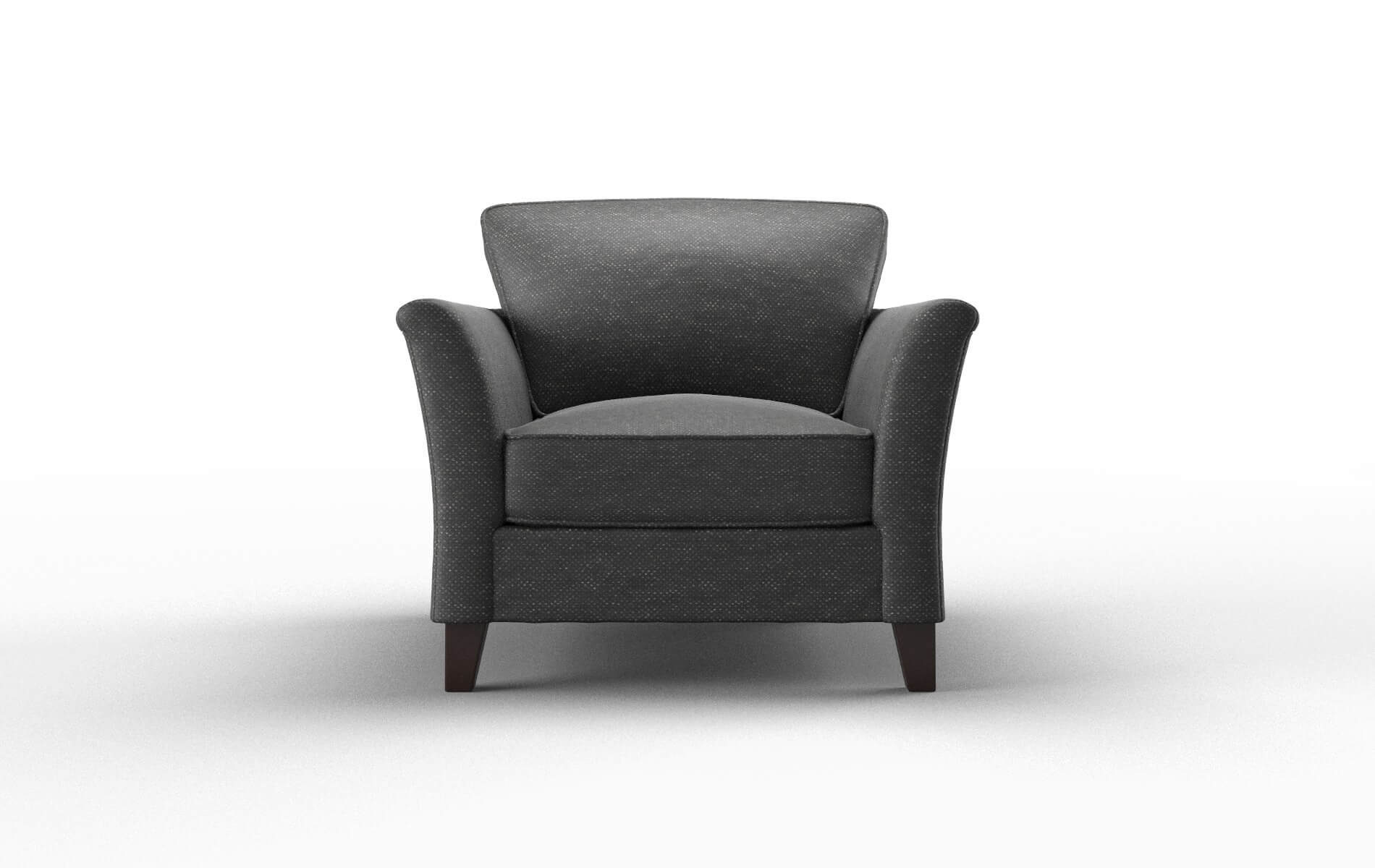 Cologne Phoenix Charcoal Chair espresso legs 1