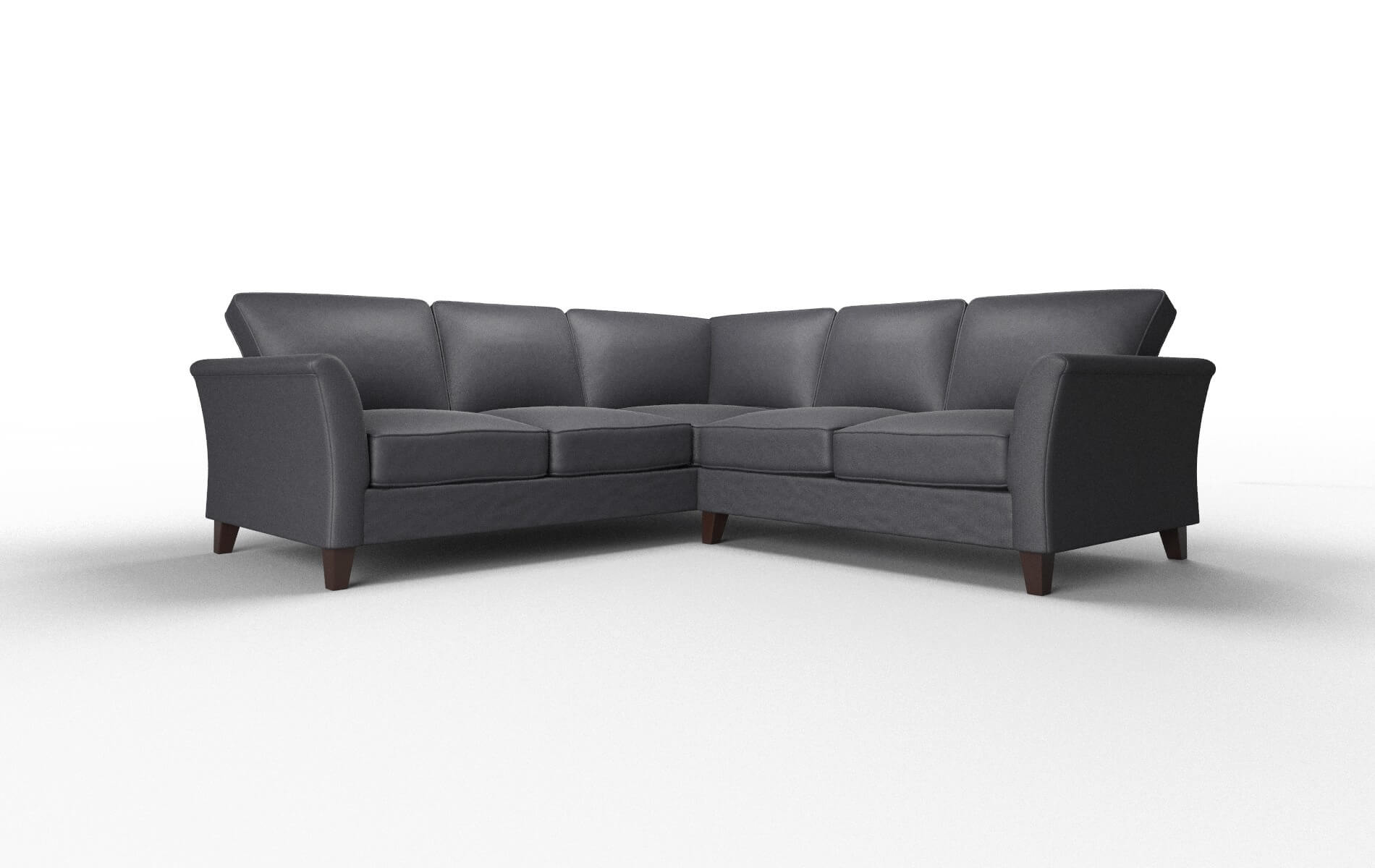Cologne Redondo navy Sectional Espresso Legs  1