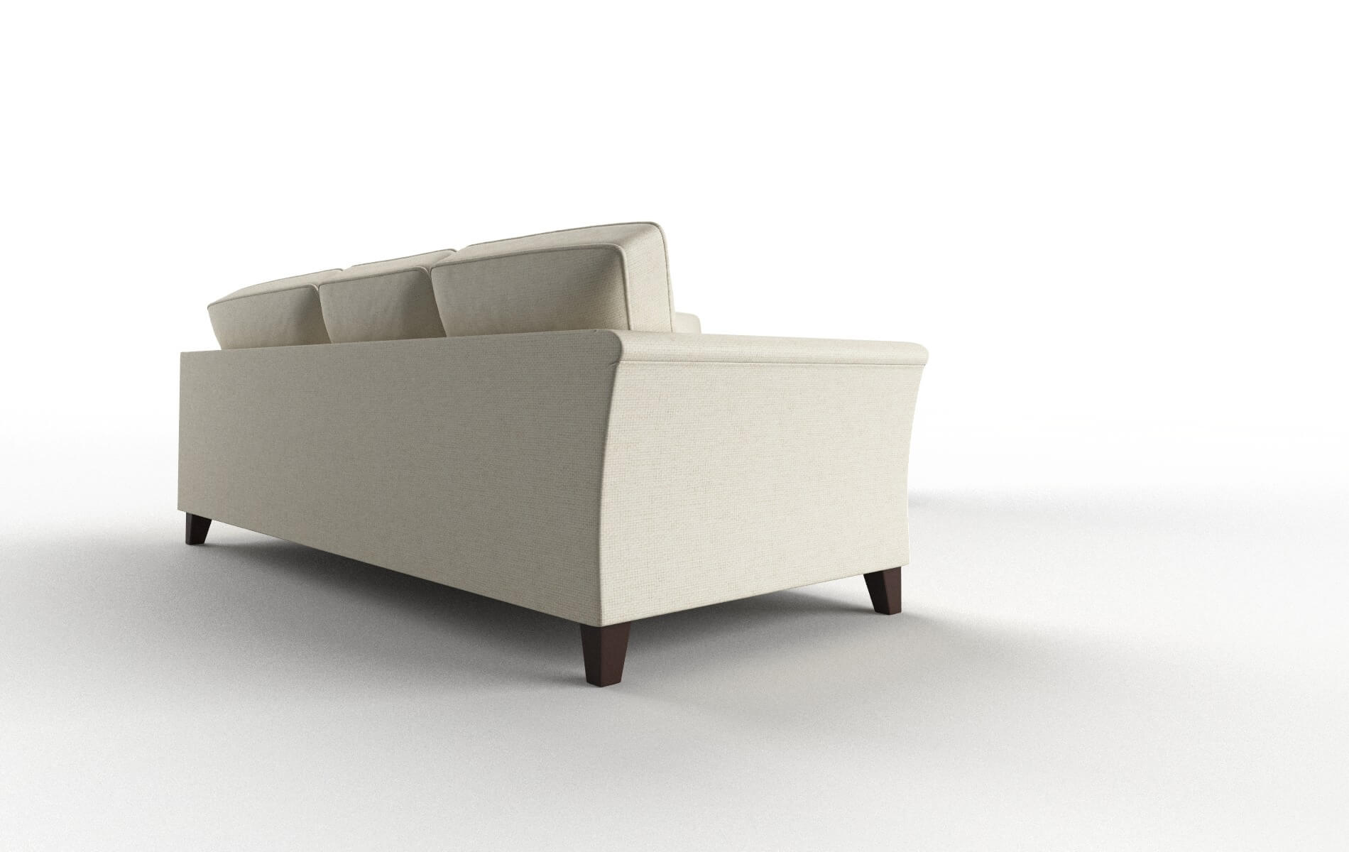 Cologne Redondo Oyster Sectional espresso legs 3