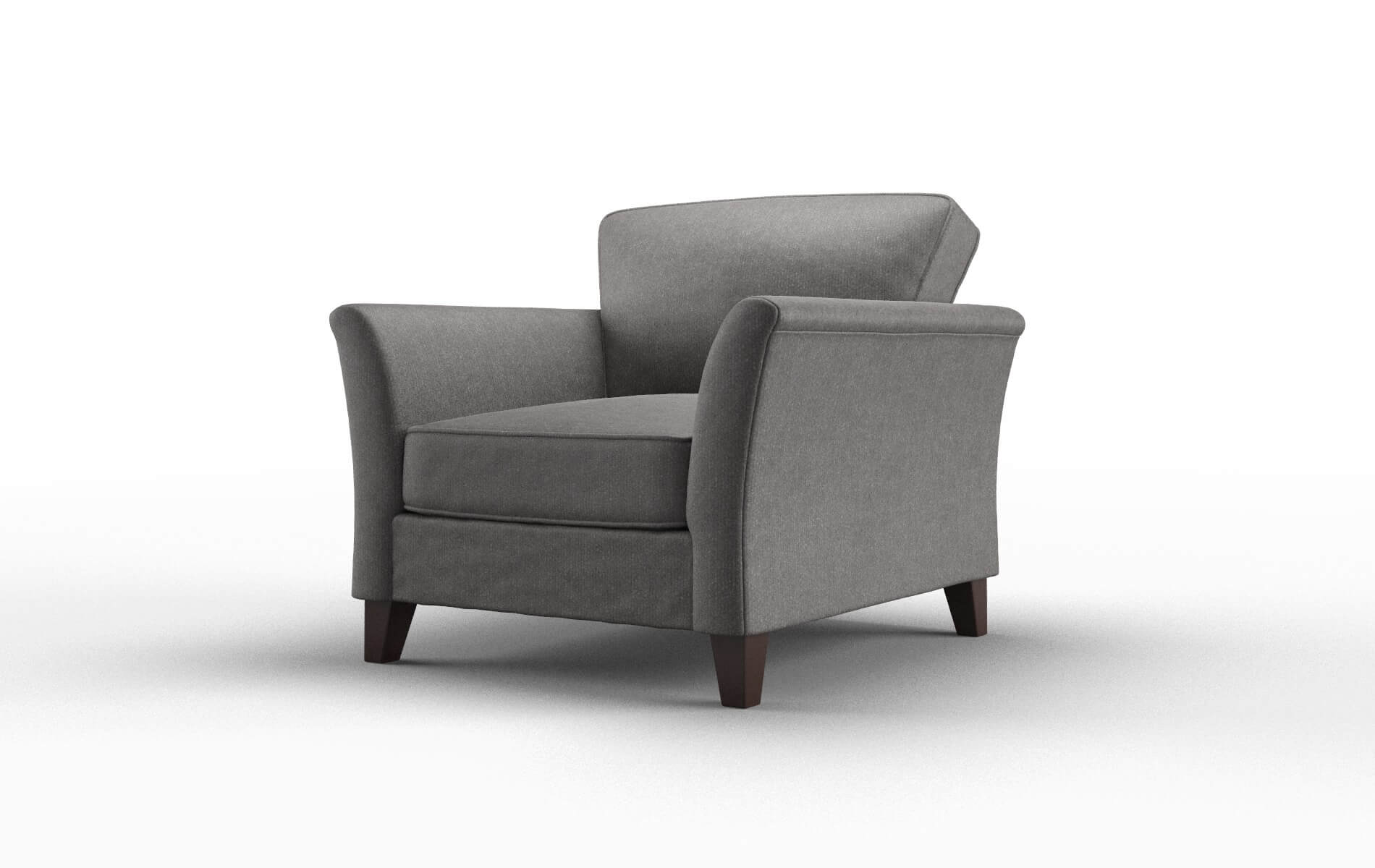 Cologne Sasha Grey Chair espresso legs 5