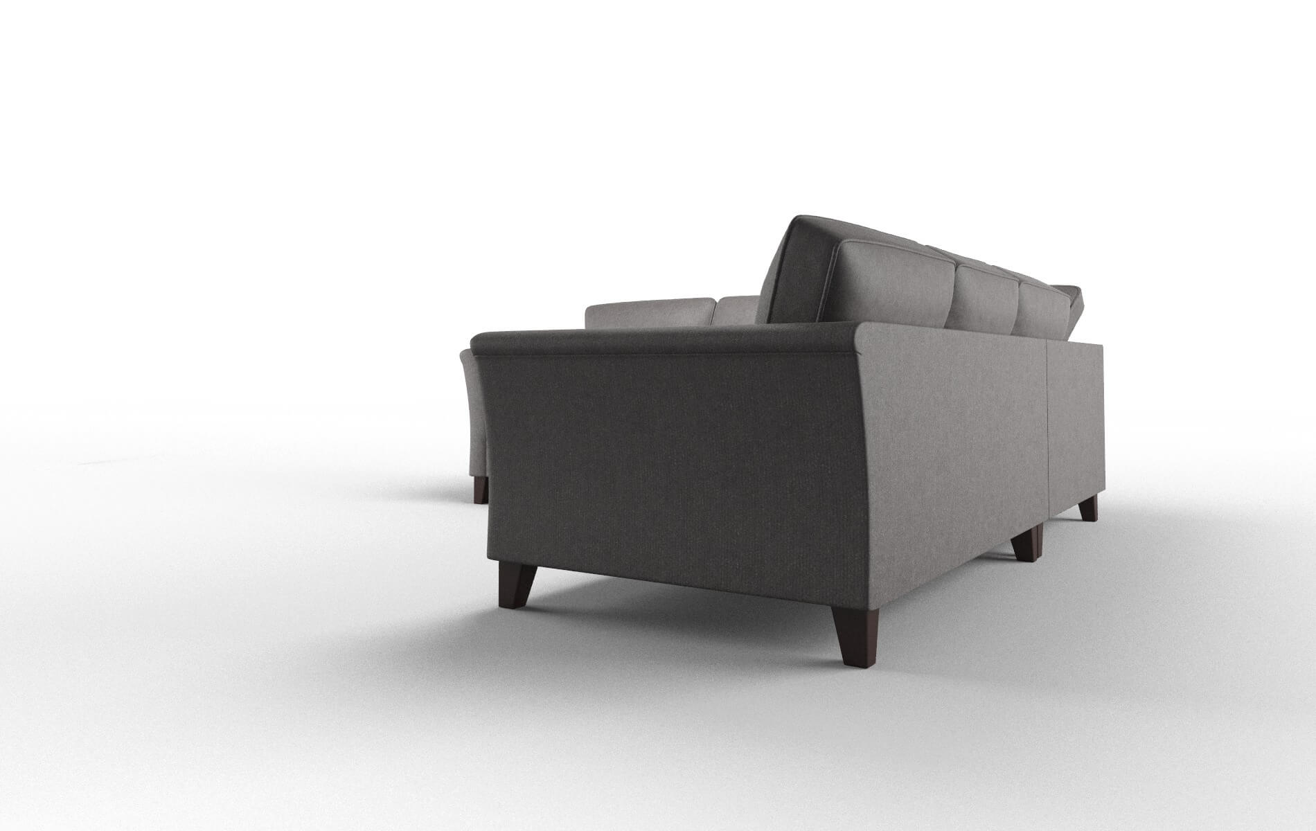 Cologne Sasha Grey Sectional espresso legs 4