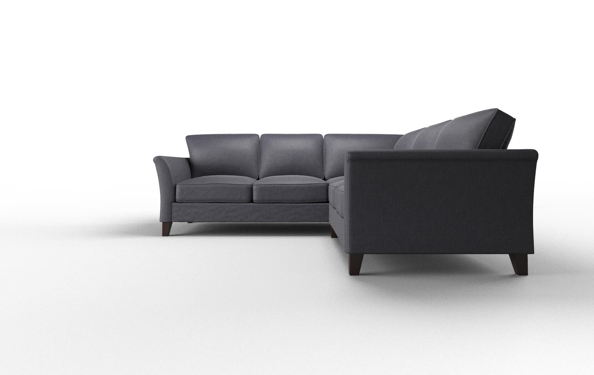 Cologne Sasha Navy Sectional espresso legs 5