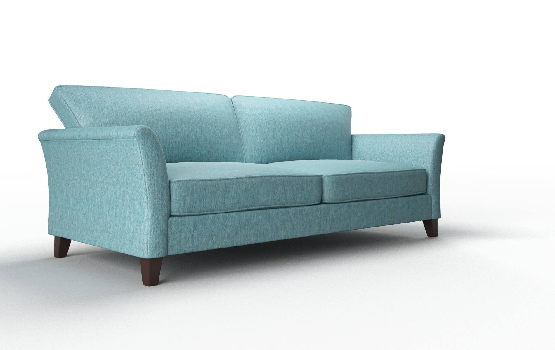 Cologne Sorrento Denim Sofa espresso legs 2