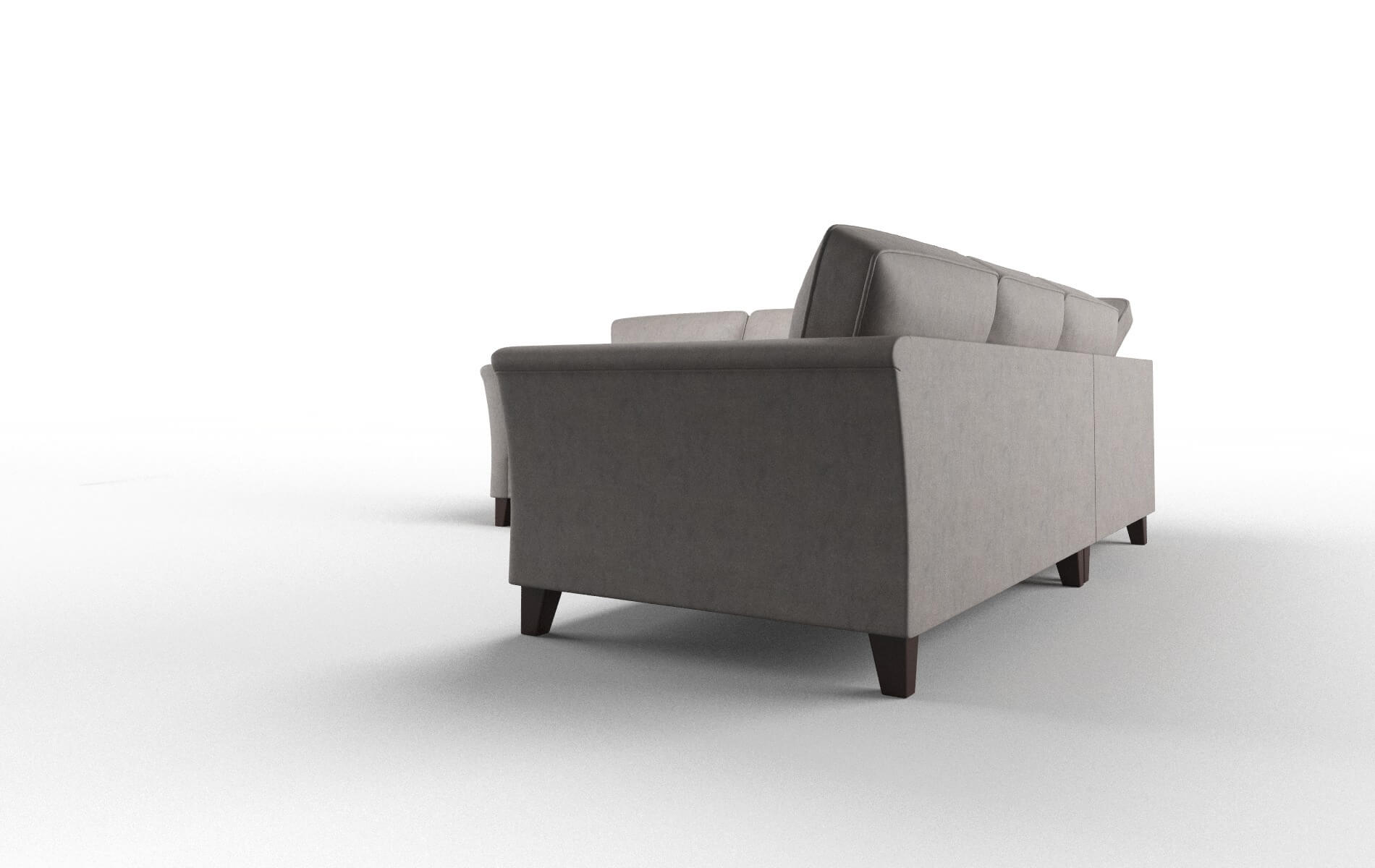 Cologne Suave Slate Sectional espresso legs 4