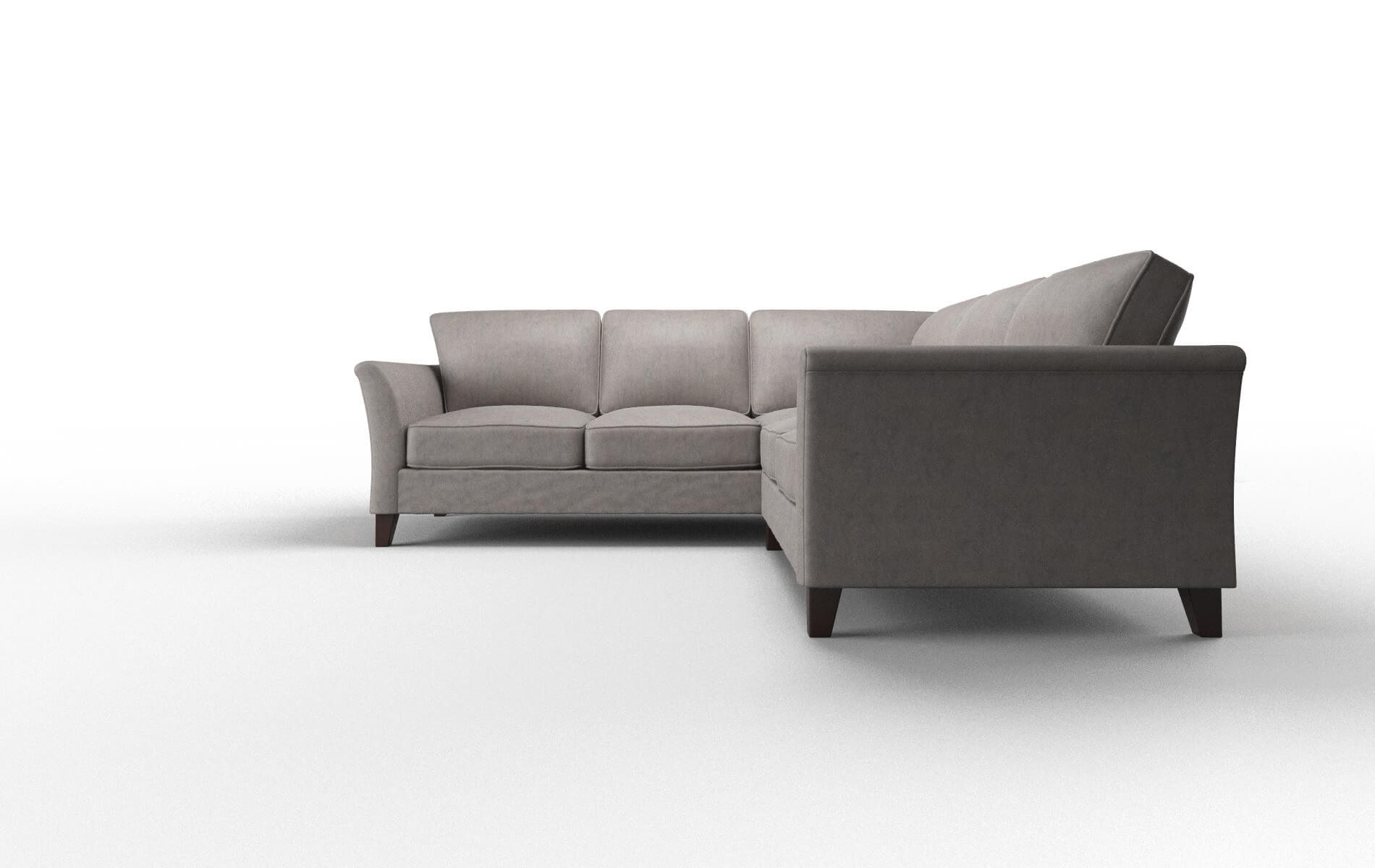 Cologne Suave Slate Sectional espresso legs 5