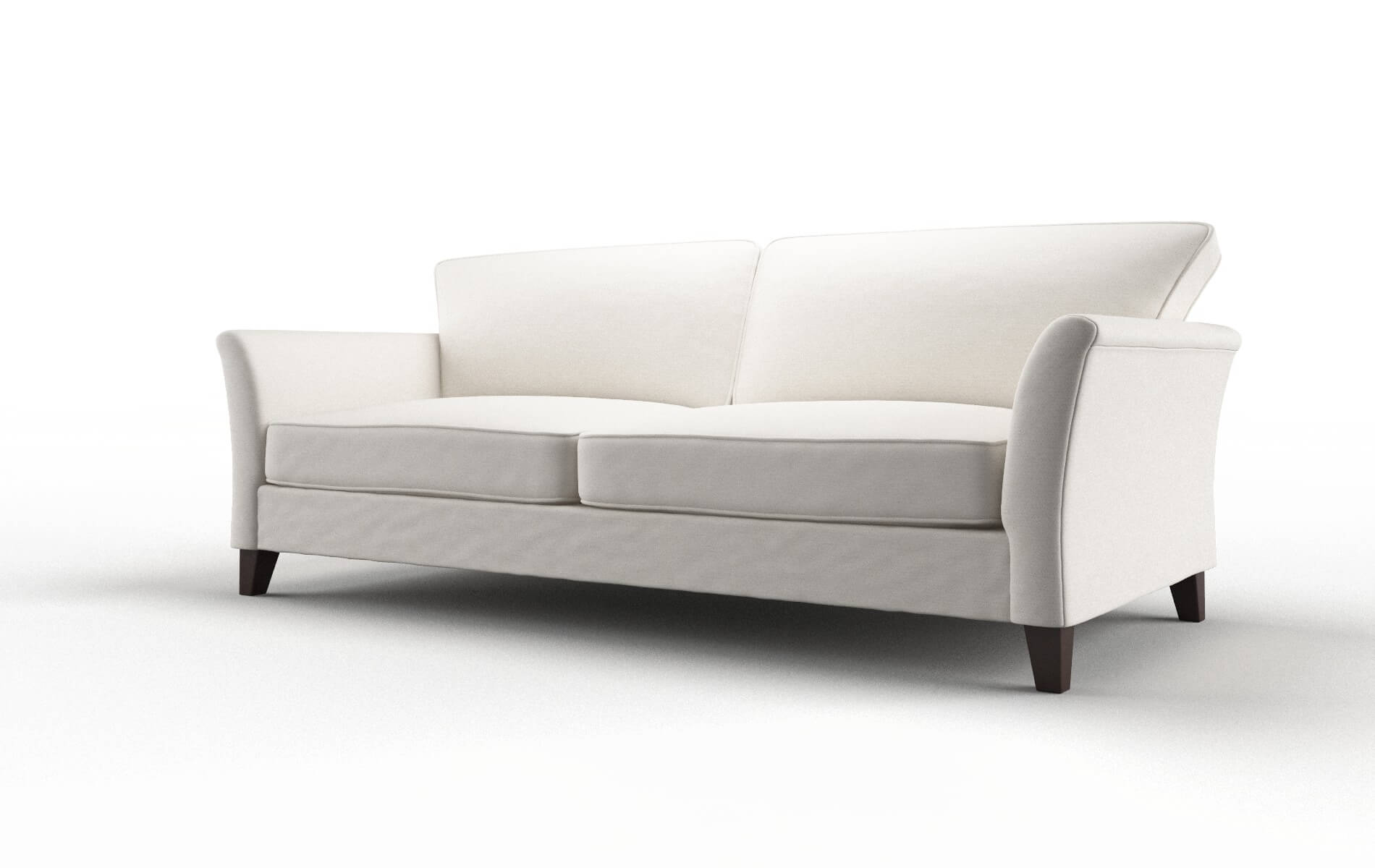 Cologne Venice Eggshell Sofa espresso legs 4