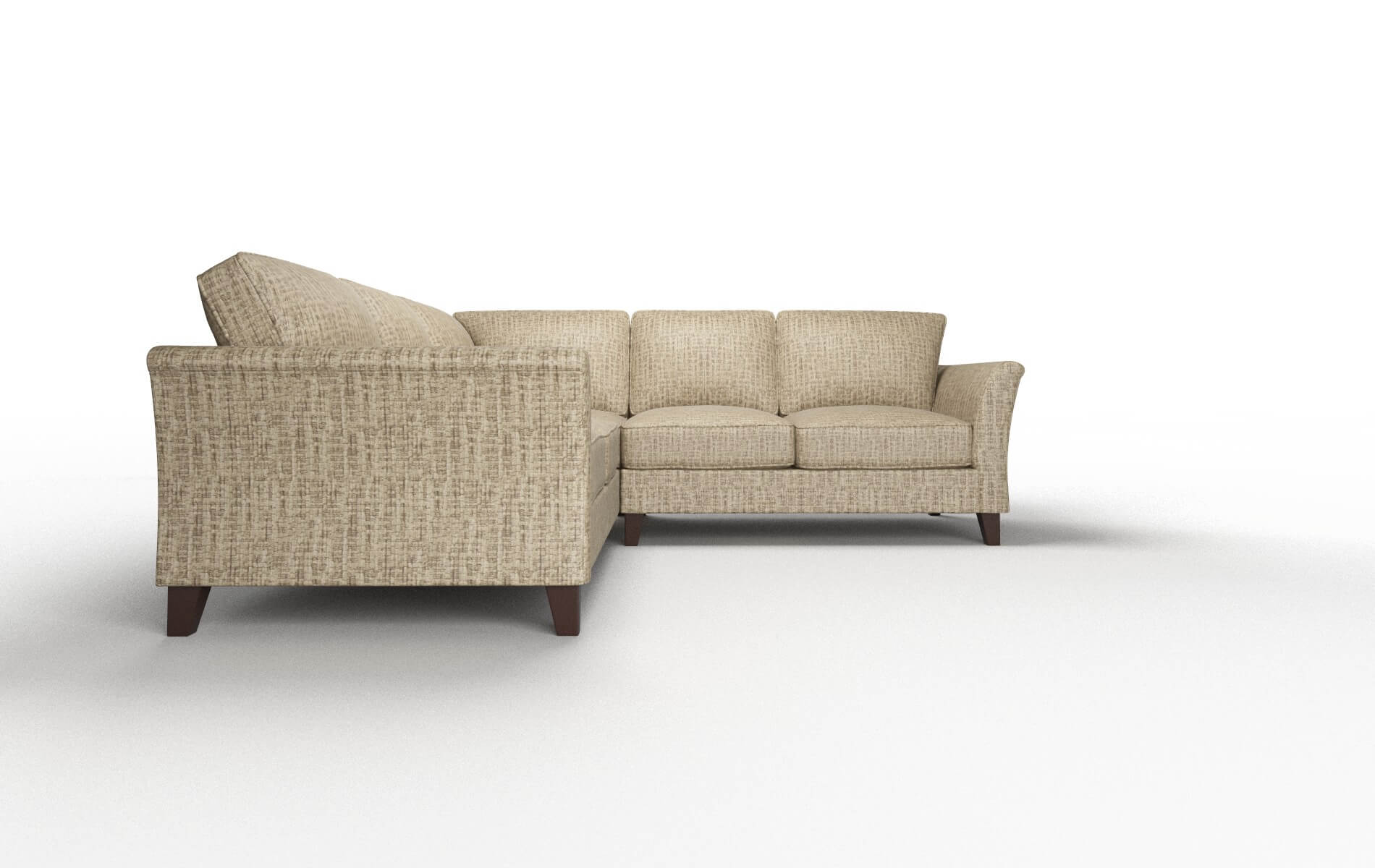 Cologne Venus Mocha Sectional espresso legs 2