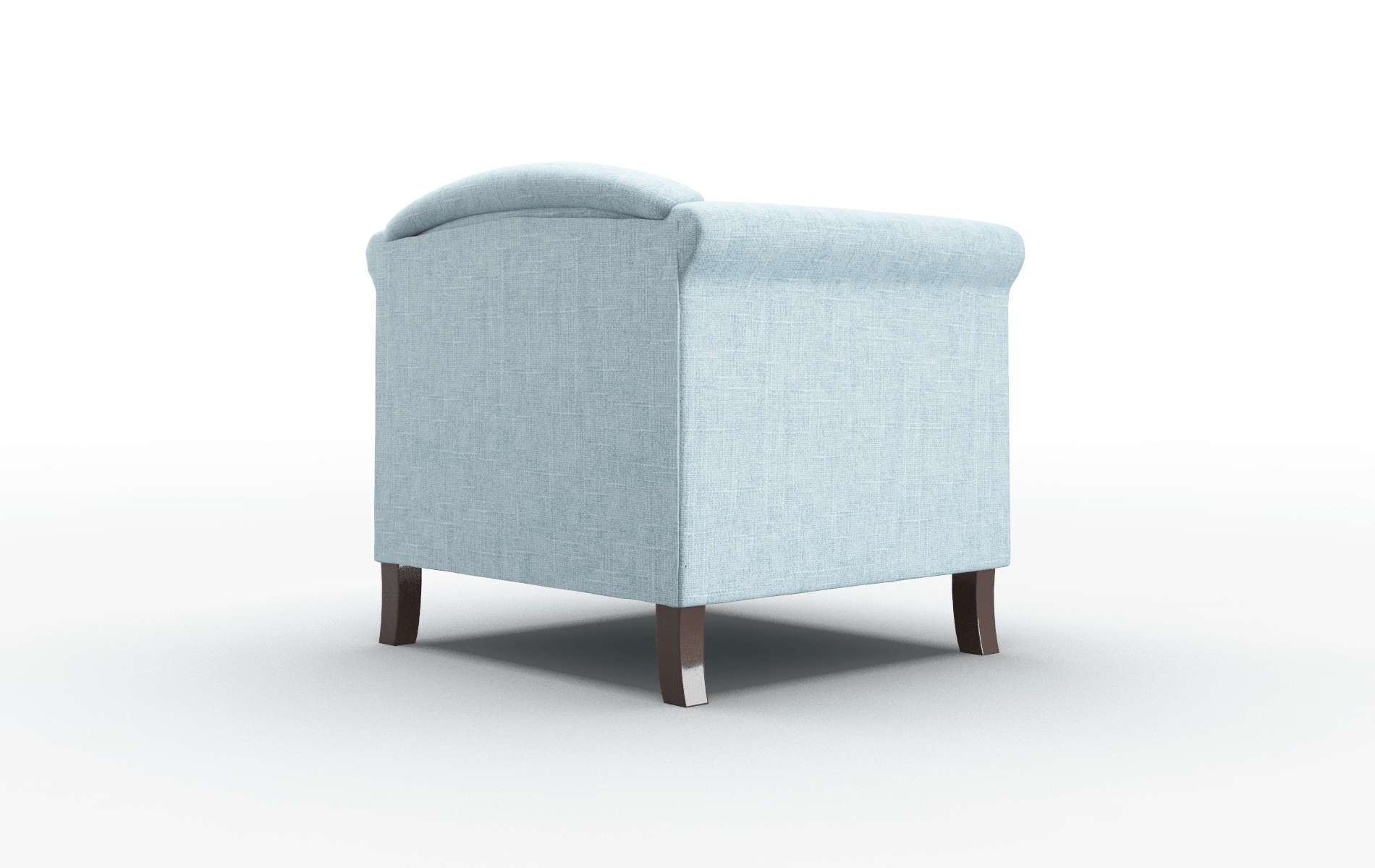 Crete Atlas Turquoise Chair espresso legs 5